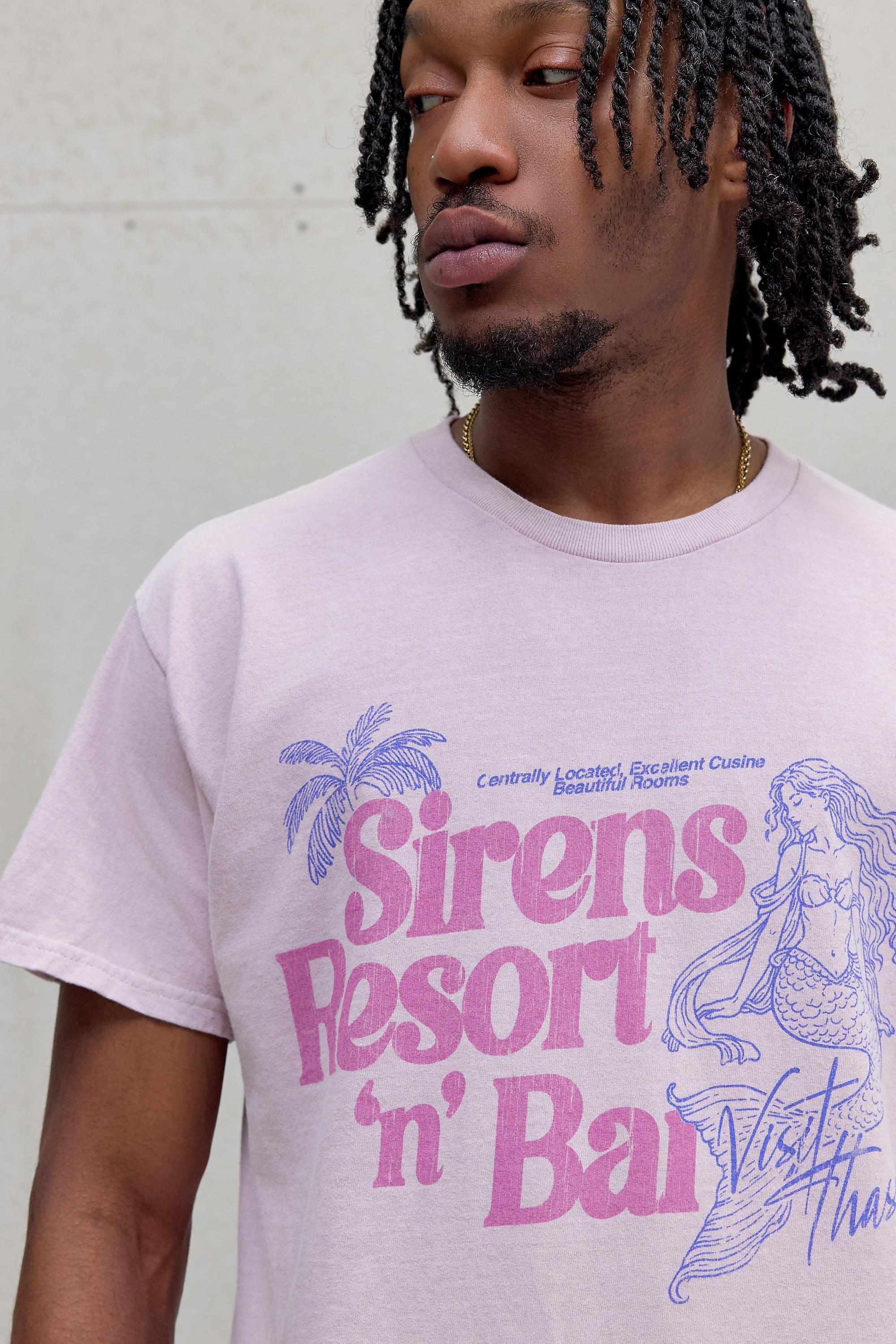 PINK UO Pink Sirens Resort Graphic Tee, PINK, large image number 3