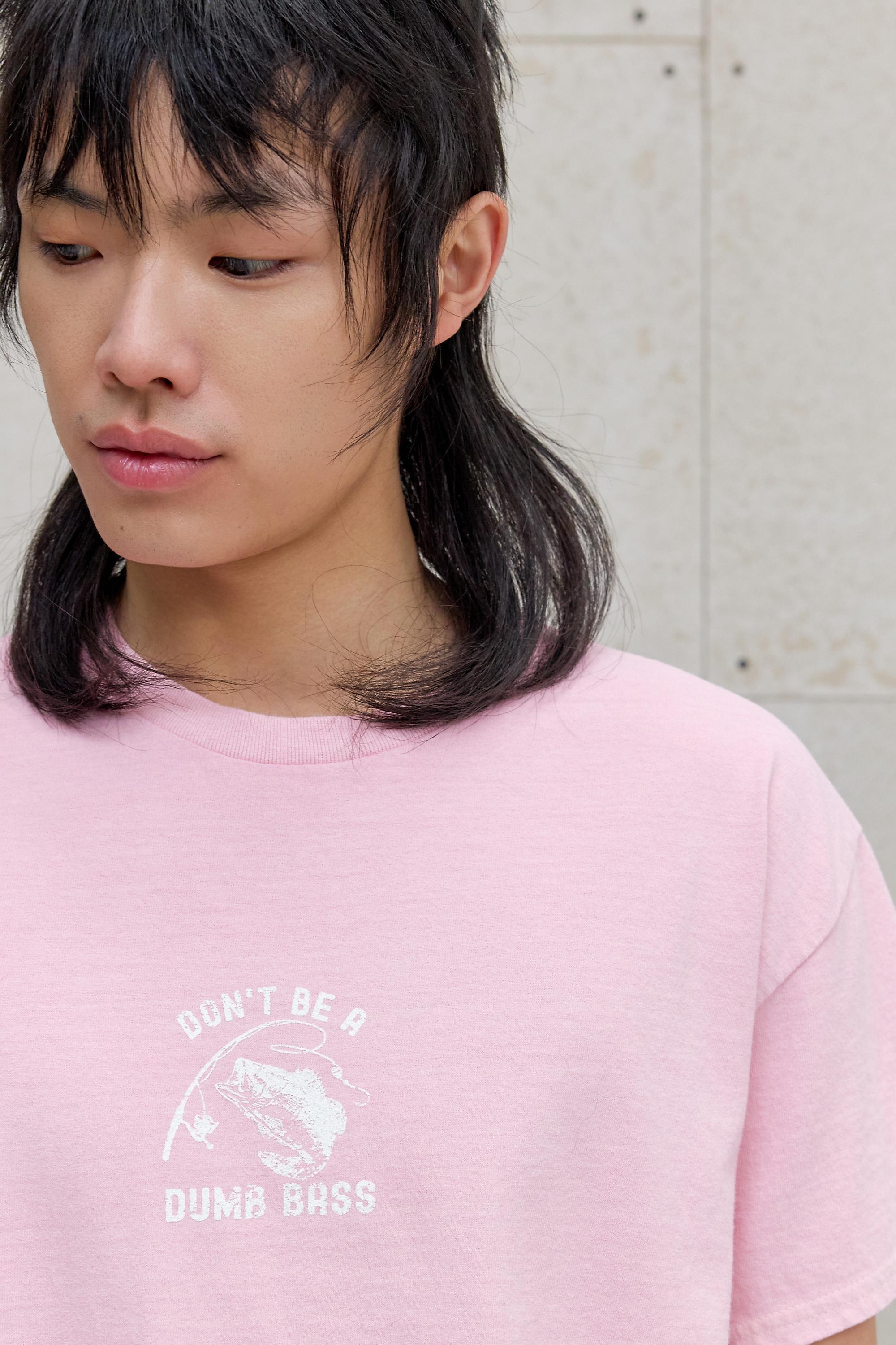 Pink Uo Pink Do Not Be A Bass T-Shirt, PINK, large image number 1