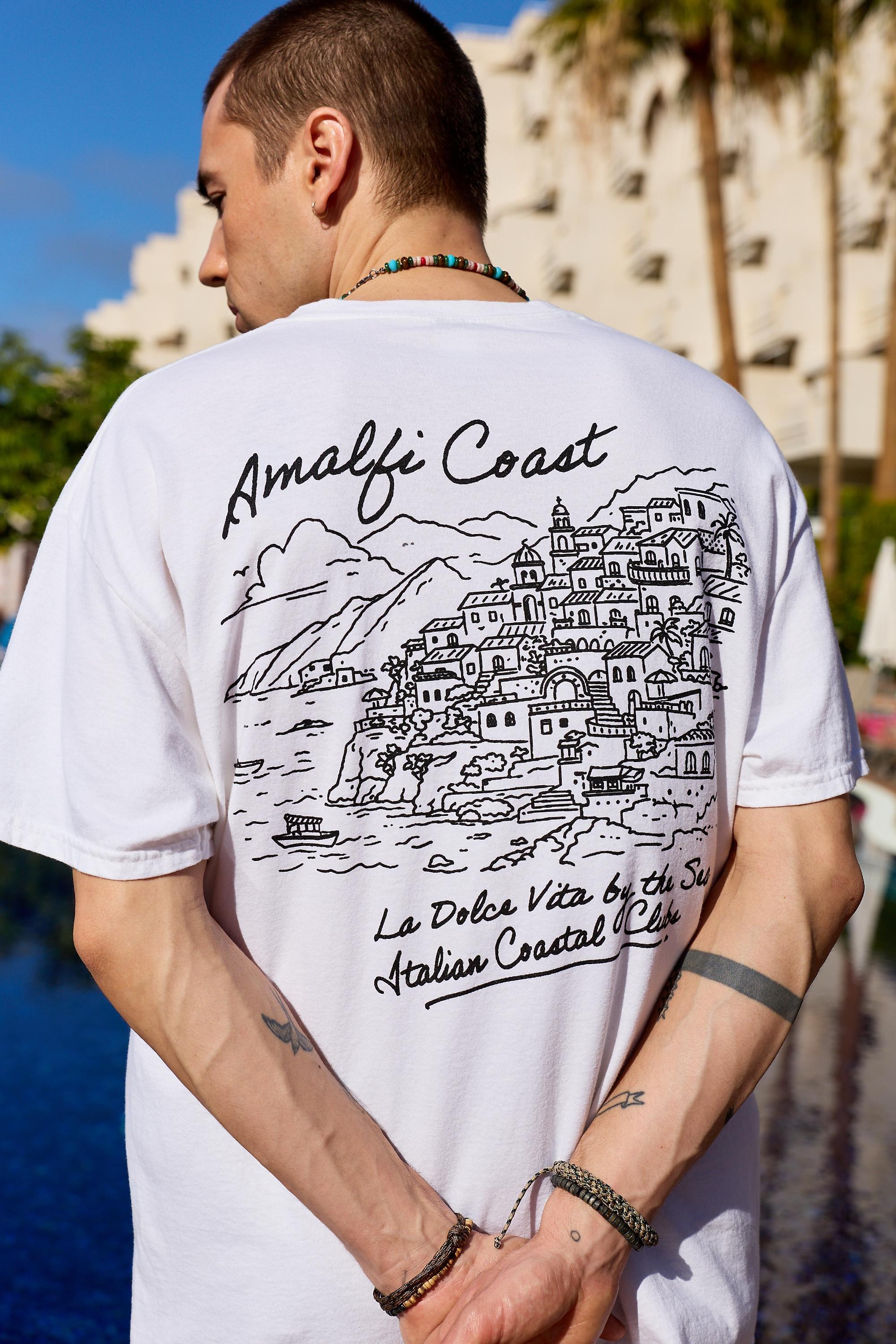 White Uo Amalfi Coast T-Shirt, WHT, large image number 0
