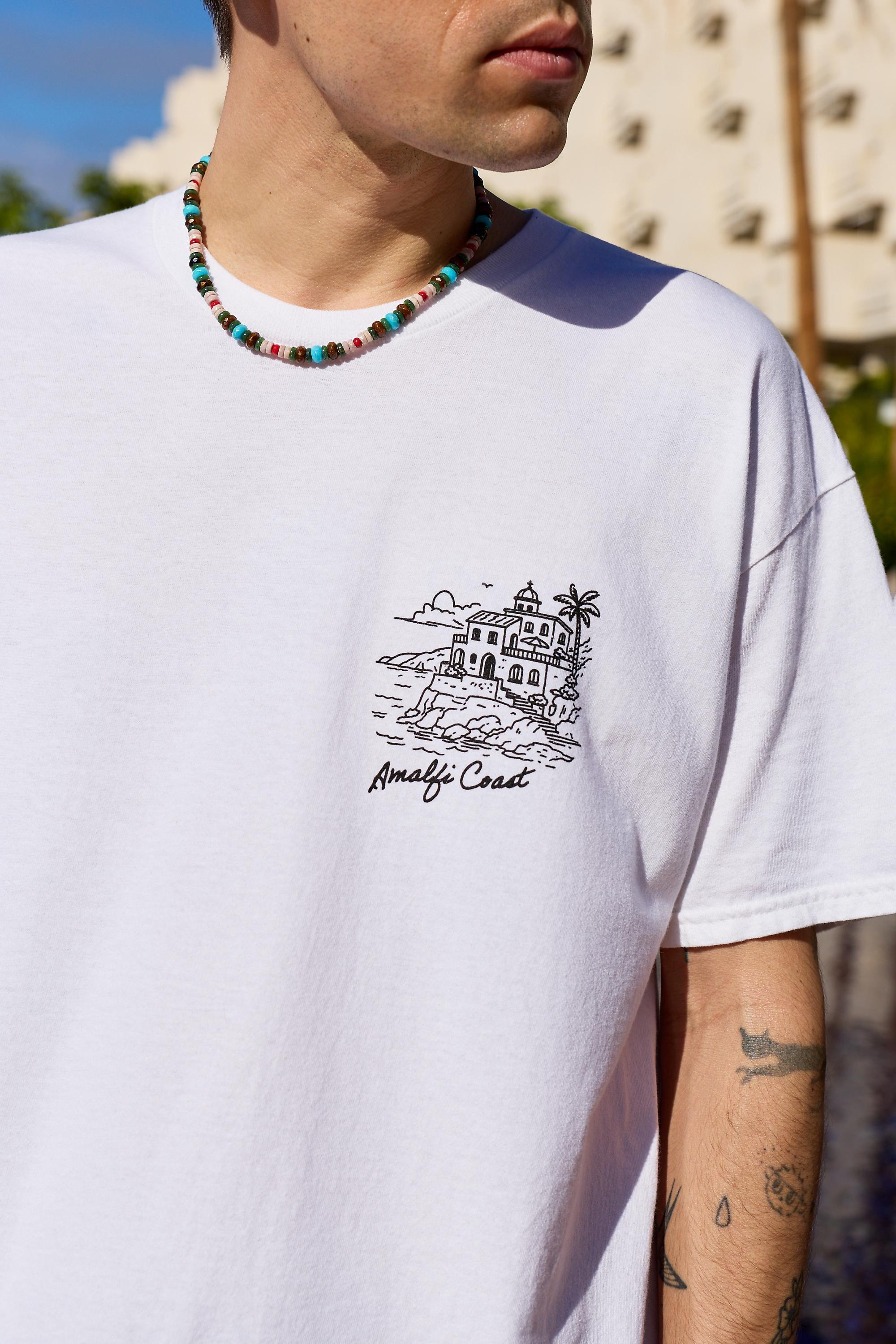 White Uo Amalfi Coast T-Shirt, WHT, large image number 1