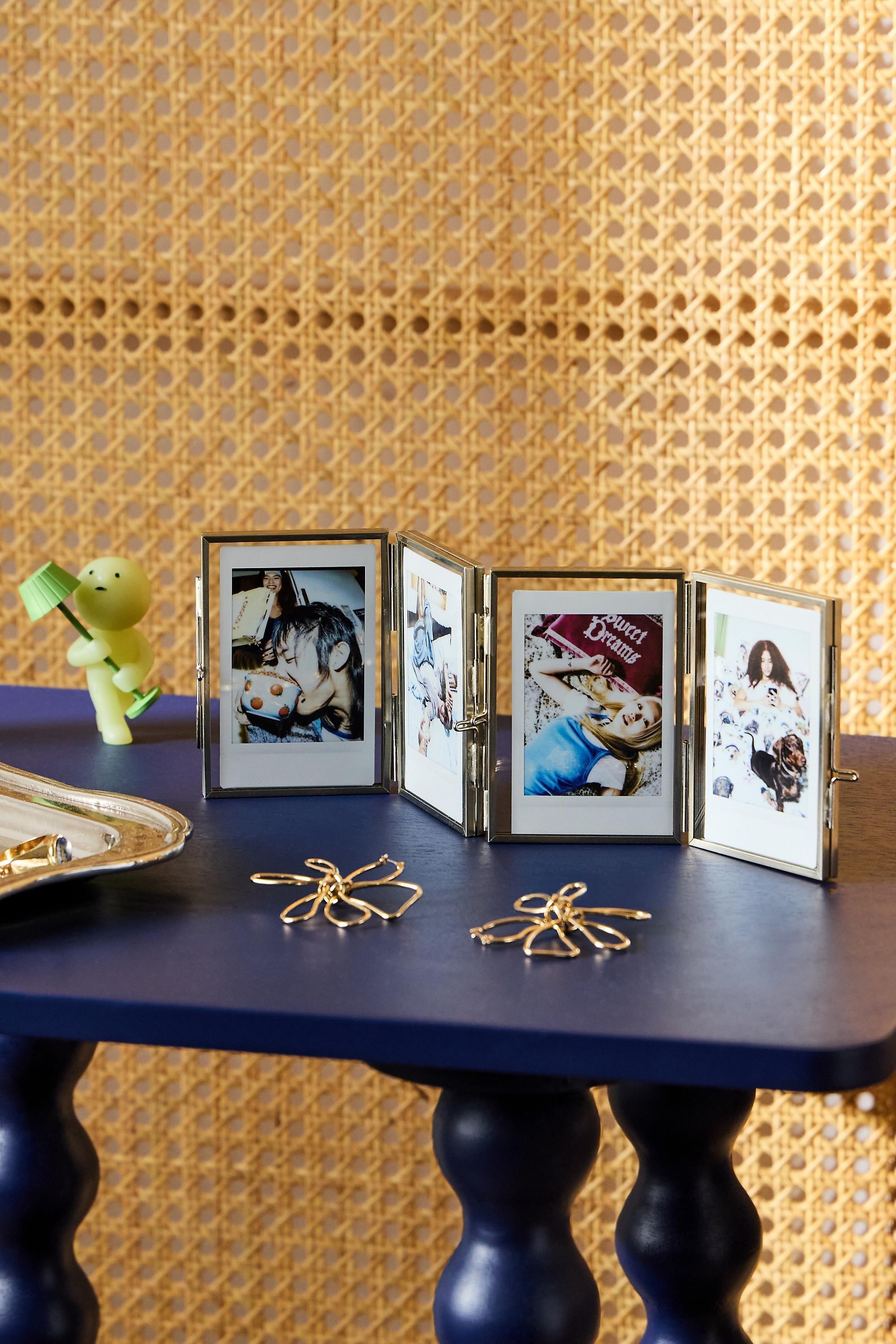 Silver Aria 4-Frame Instax Mini Frame, SLVR, medium