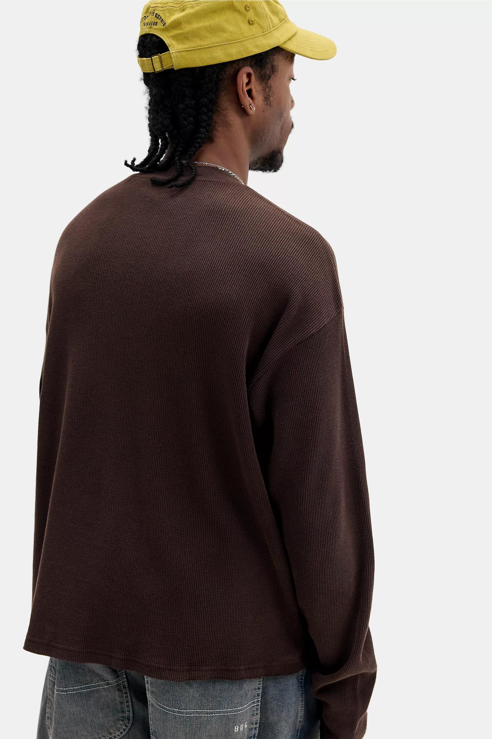 Brown Bdg Waffle T-Shirt, CHOC, large image number 3