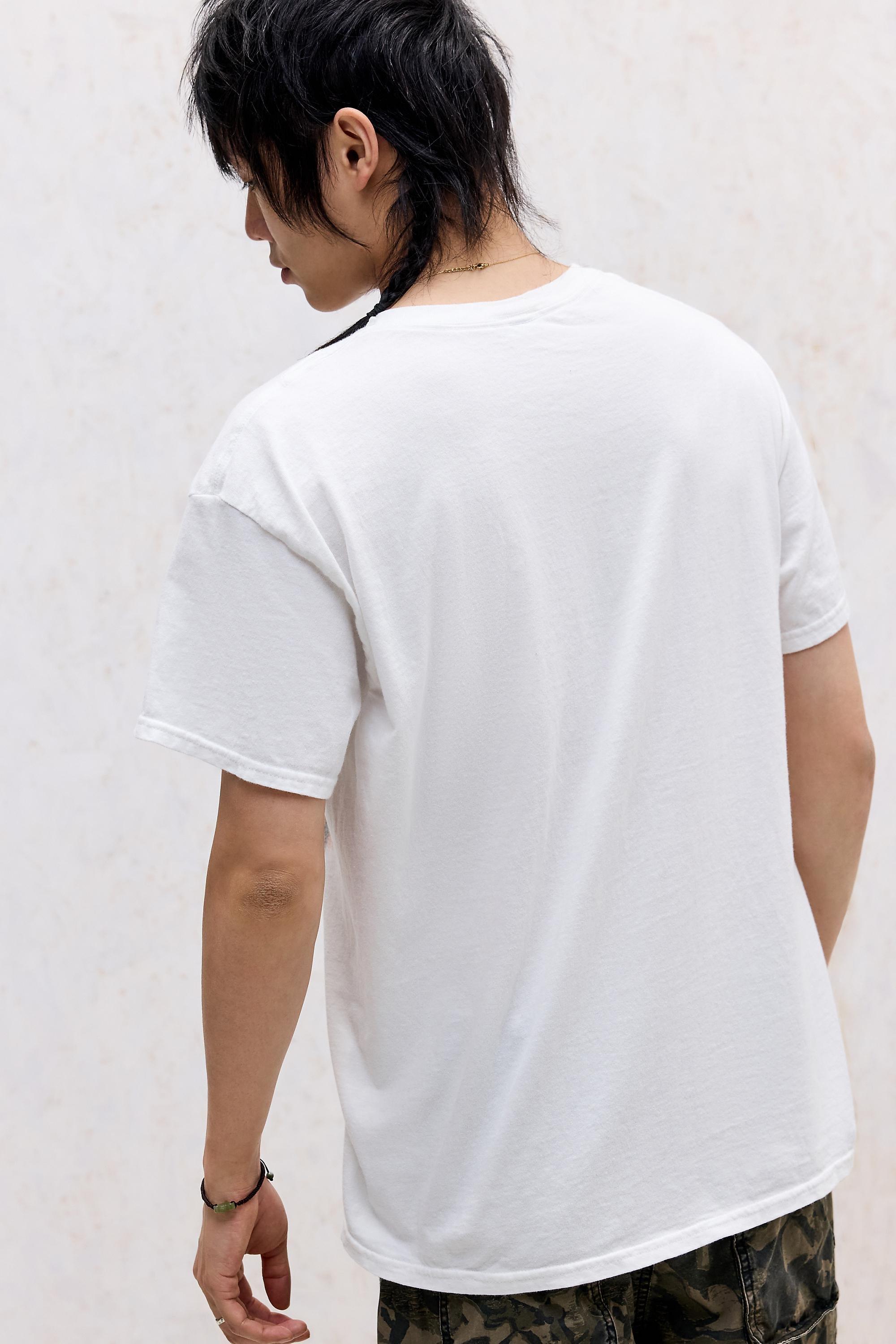 White Uo Blurred Tiger T-Shirt, WHT, large image number 3