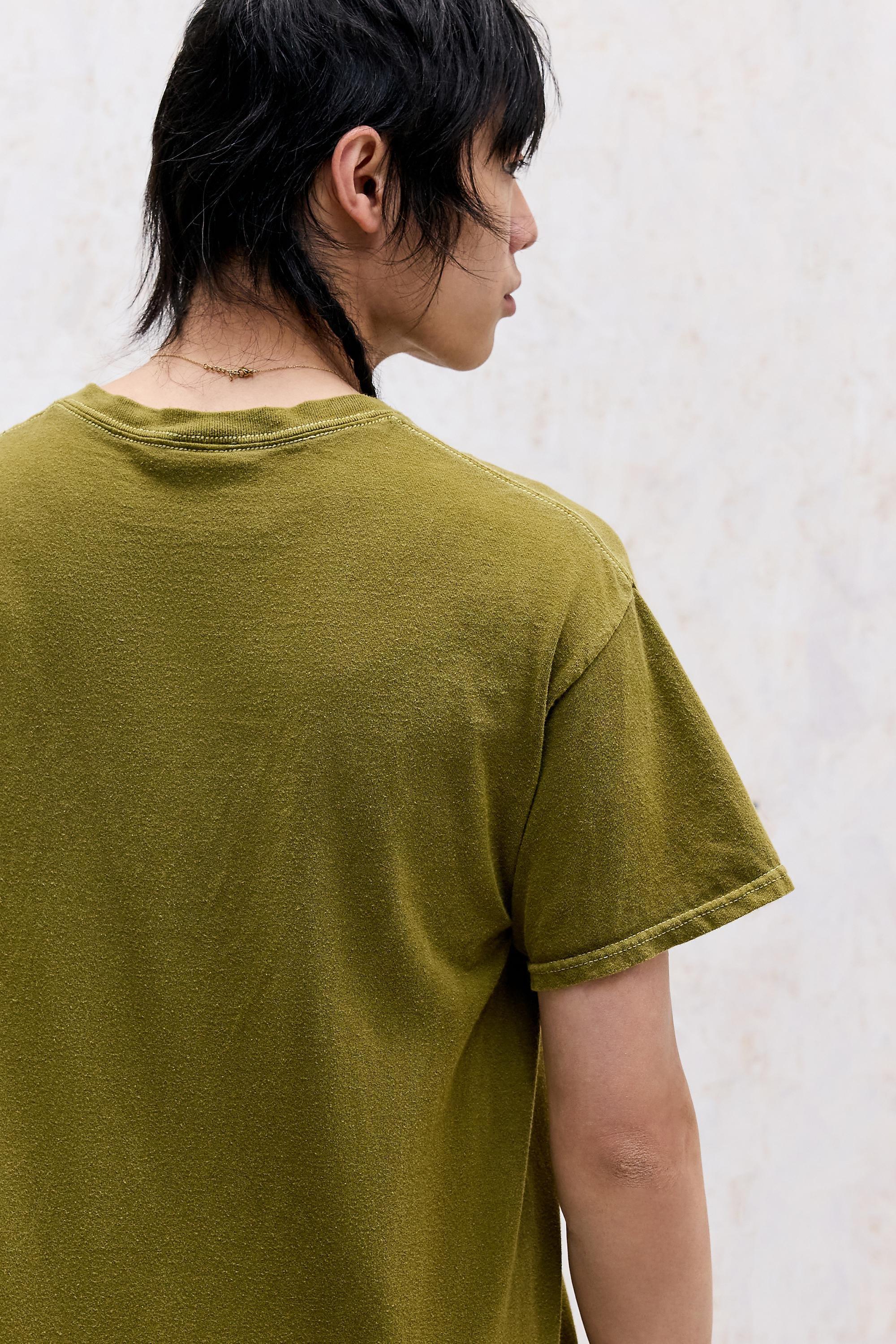 Green Uo Blurred Tiger T-Shirt, GRN, large image number 3
