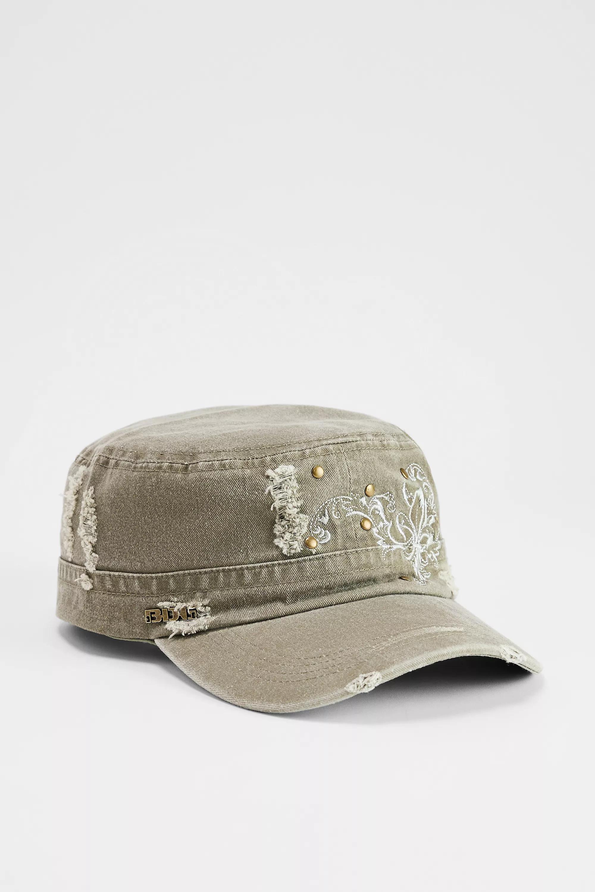 Khaki Bdg Studded Utility Train Cap, KHAKI, large image number 0