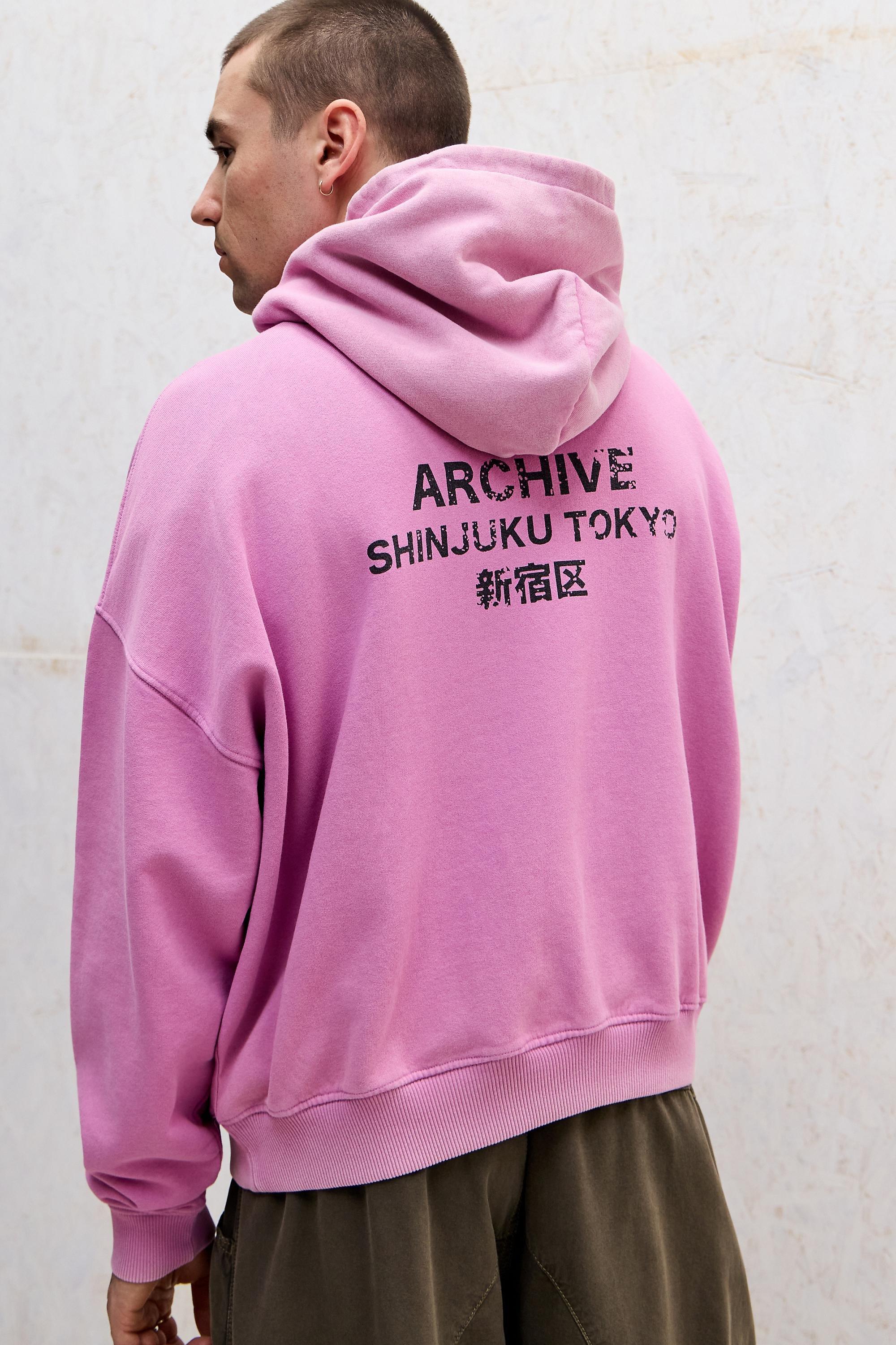 Pink Uo Archive Ombre Hoodie, PURP, large image number 3