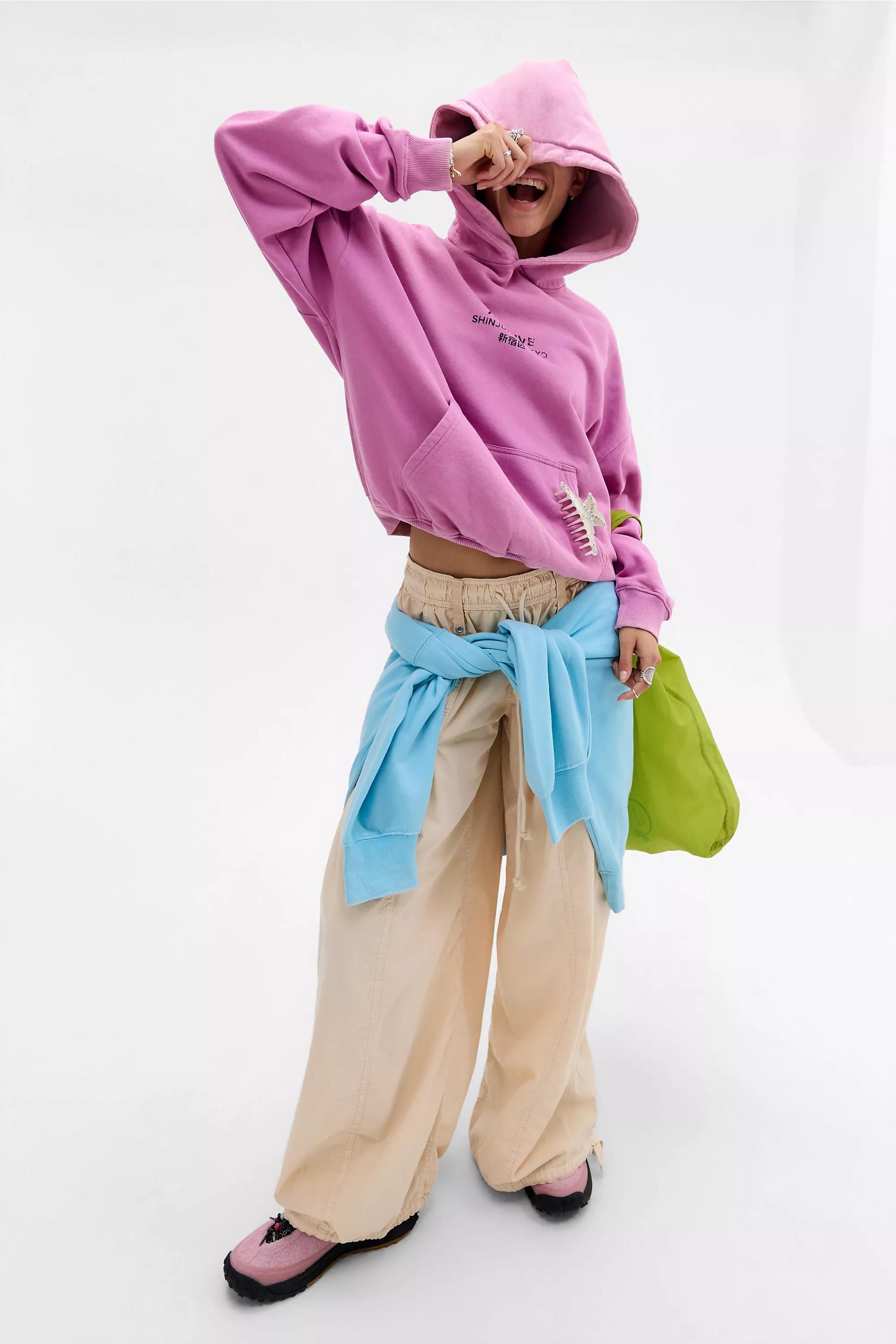 Pink Uo Archive Ombre Hoodie, PURP, large image number 5