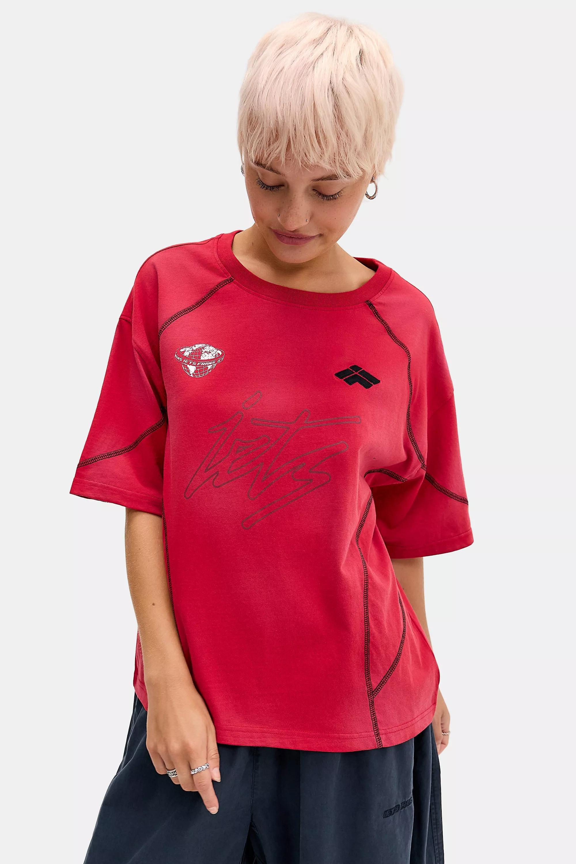 Urban Outfitters iets frans... Flatlock Seam Boyfriend Tee | Azadea UAE