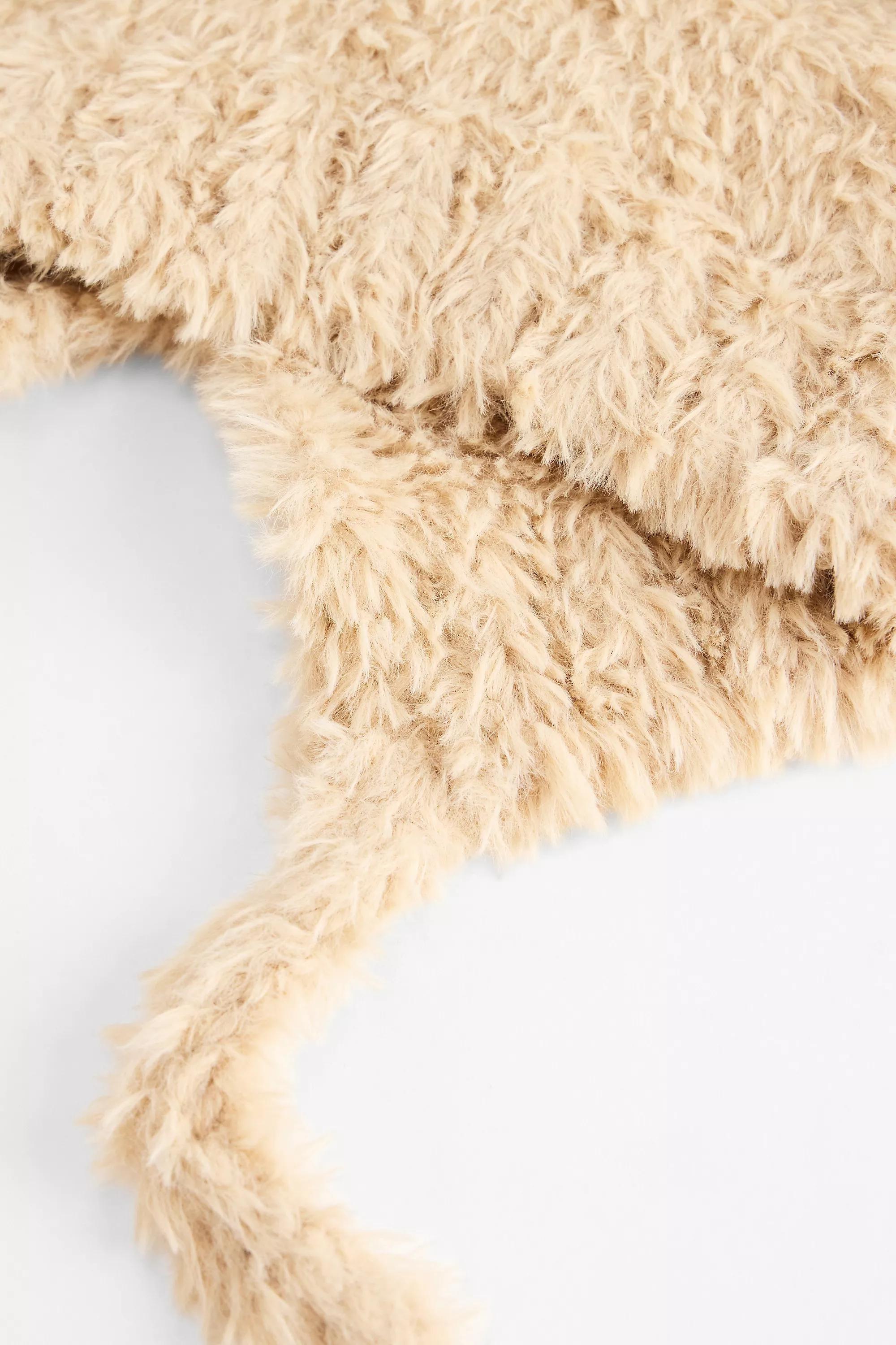 UO Teddy Bonnet, CREME, large image number 2