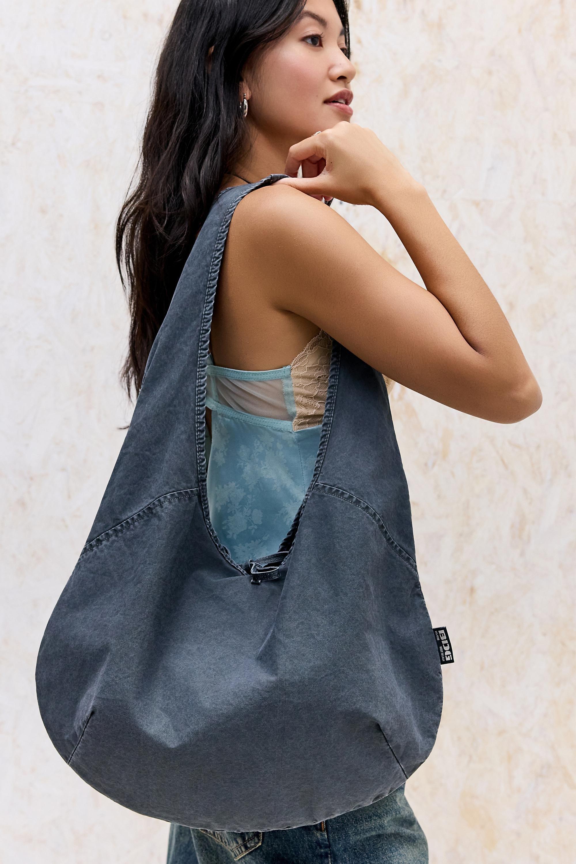 Blue Bdg Flo Canvas Tote Bag, BLUE, large image number 4