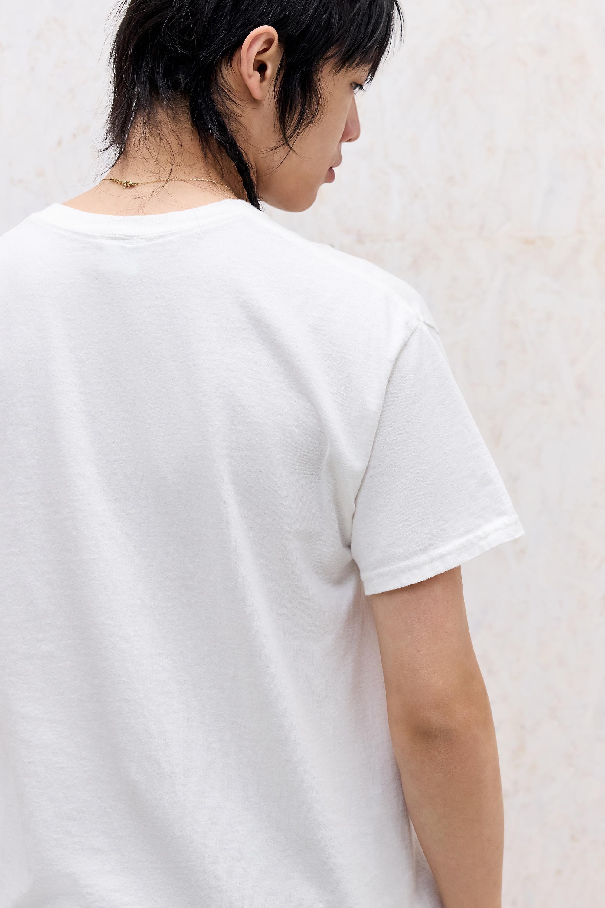 White Uo Strawberry T-Shirt, WHT, large image number 3