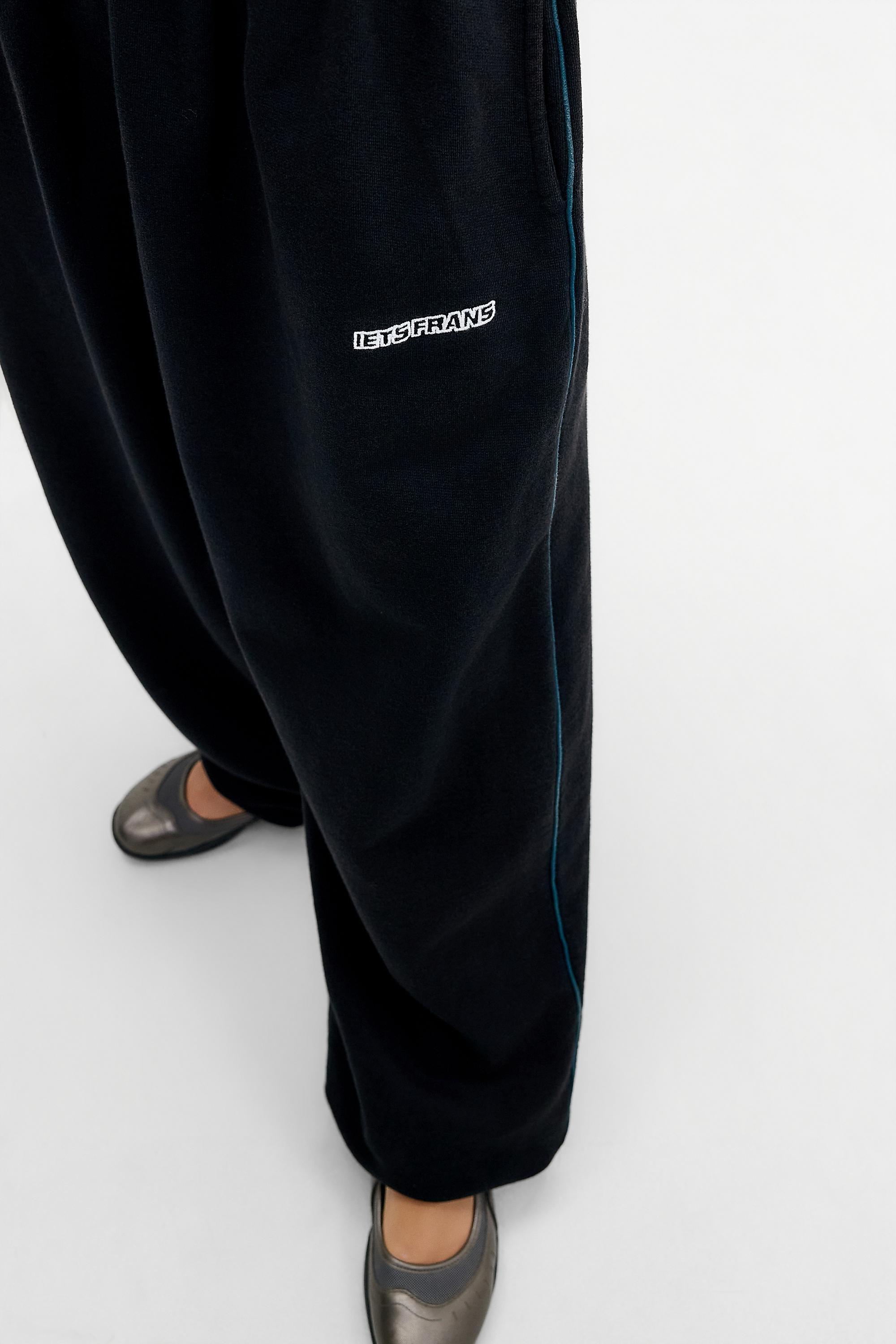 Black iets frans... Harri Baggy Joggers, BLK, large image number 4