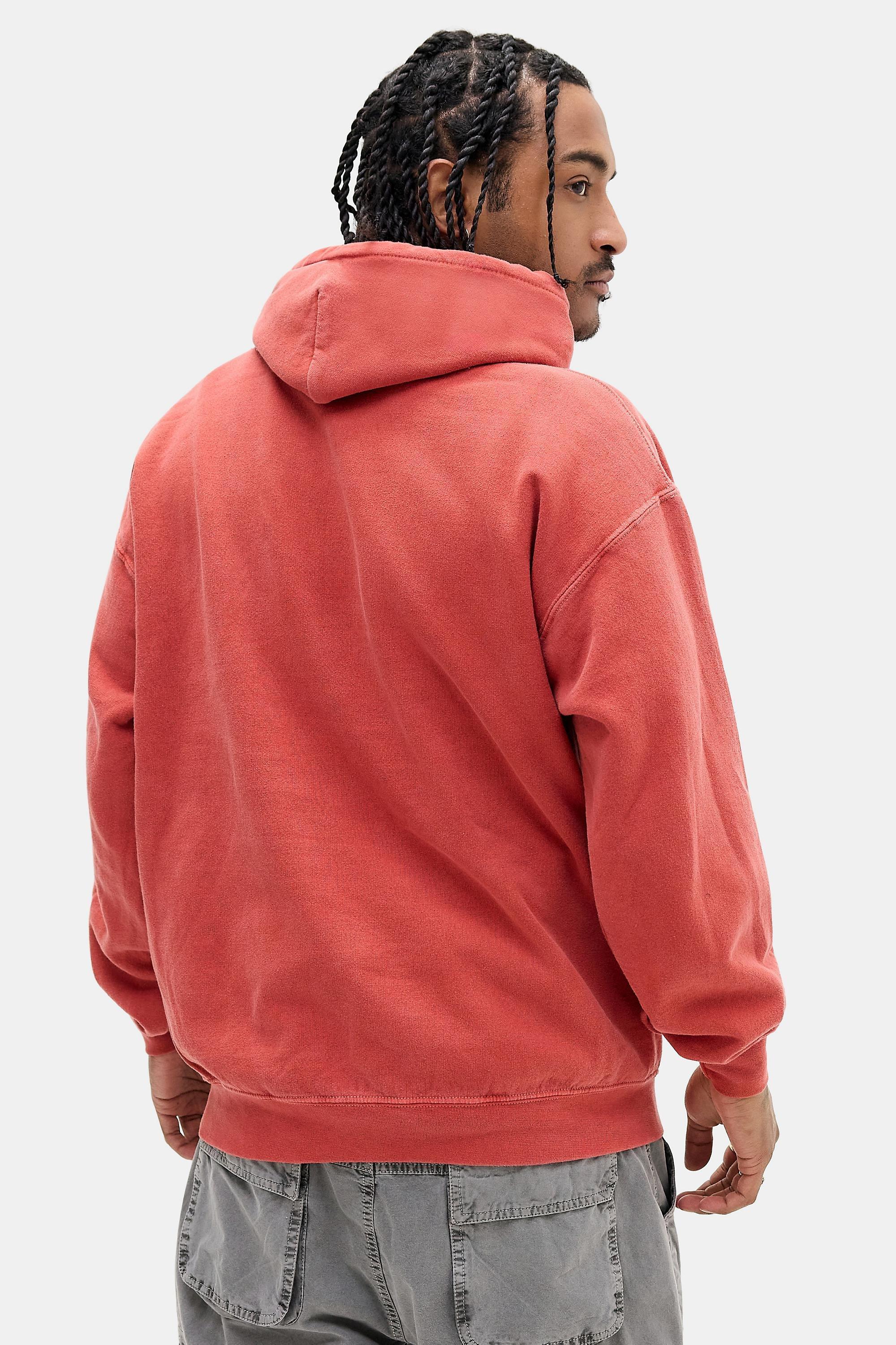 Red Uo Red Photo Doodle Hoodie, RED, large image number 3