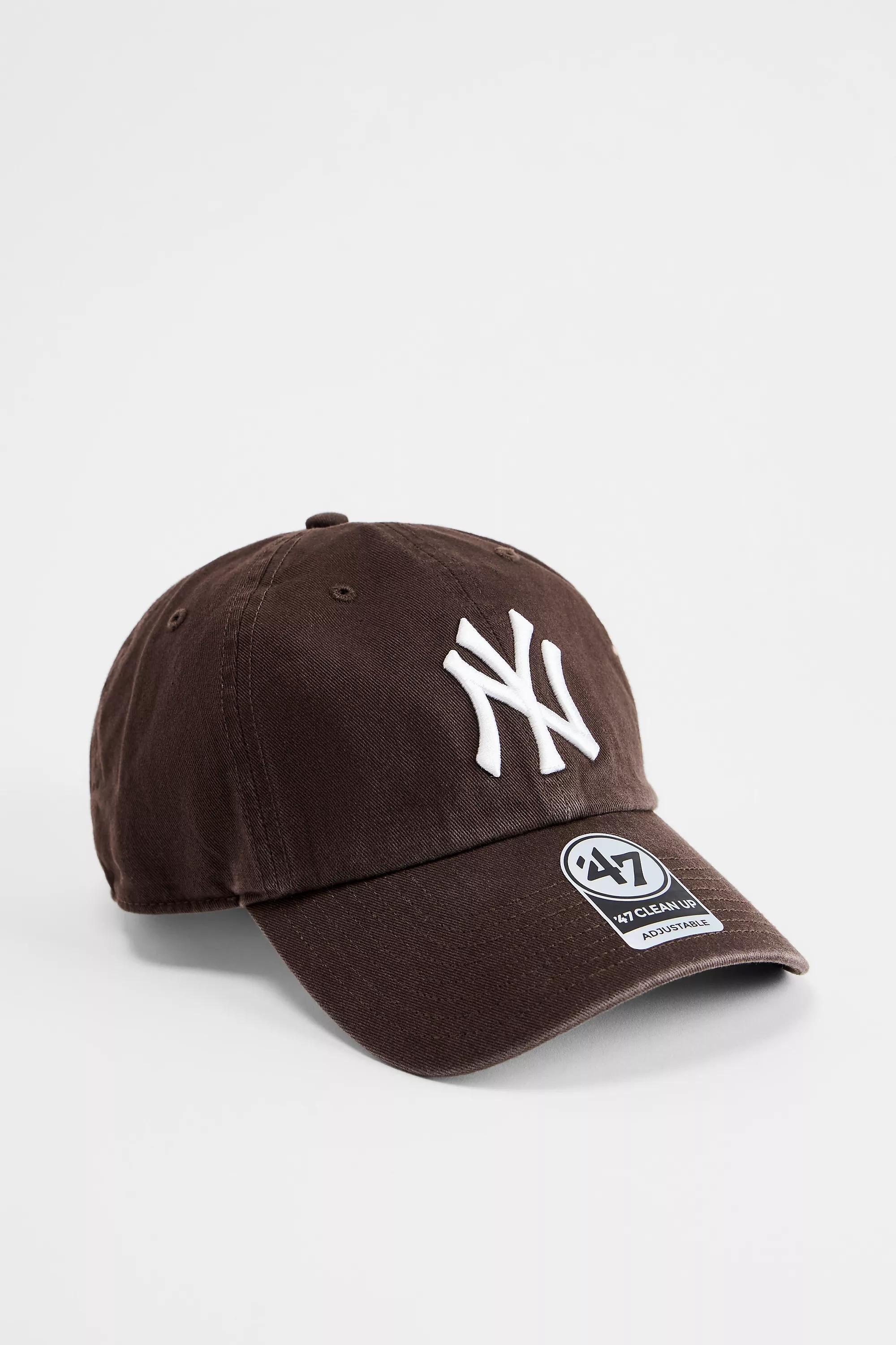 Brown 47 Brand Ny Yankees Clean Up Cap, CHOC, large image number 1