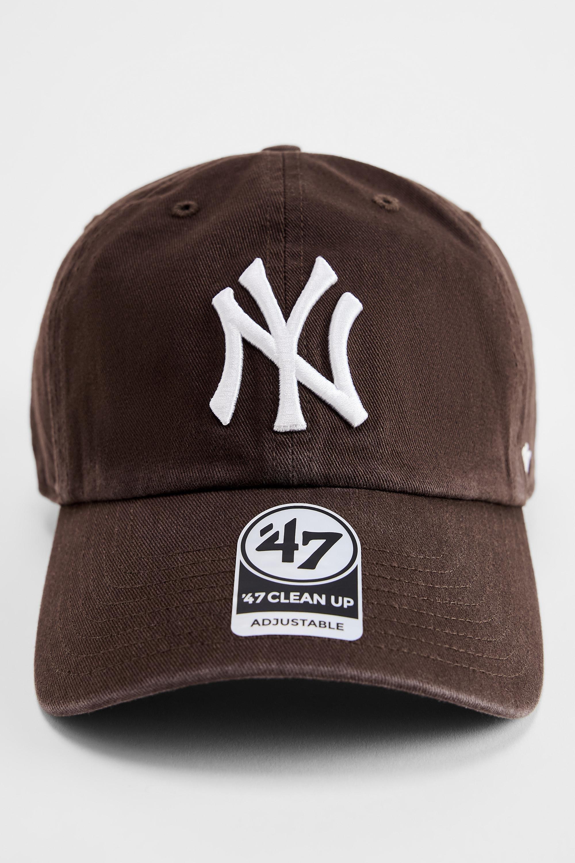Brown 47 Brand Ny Yankees Clean Up Cap, CHOC, large image number 2