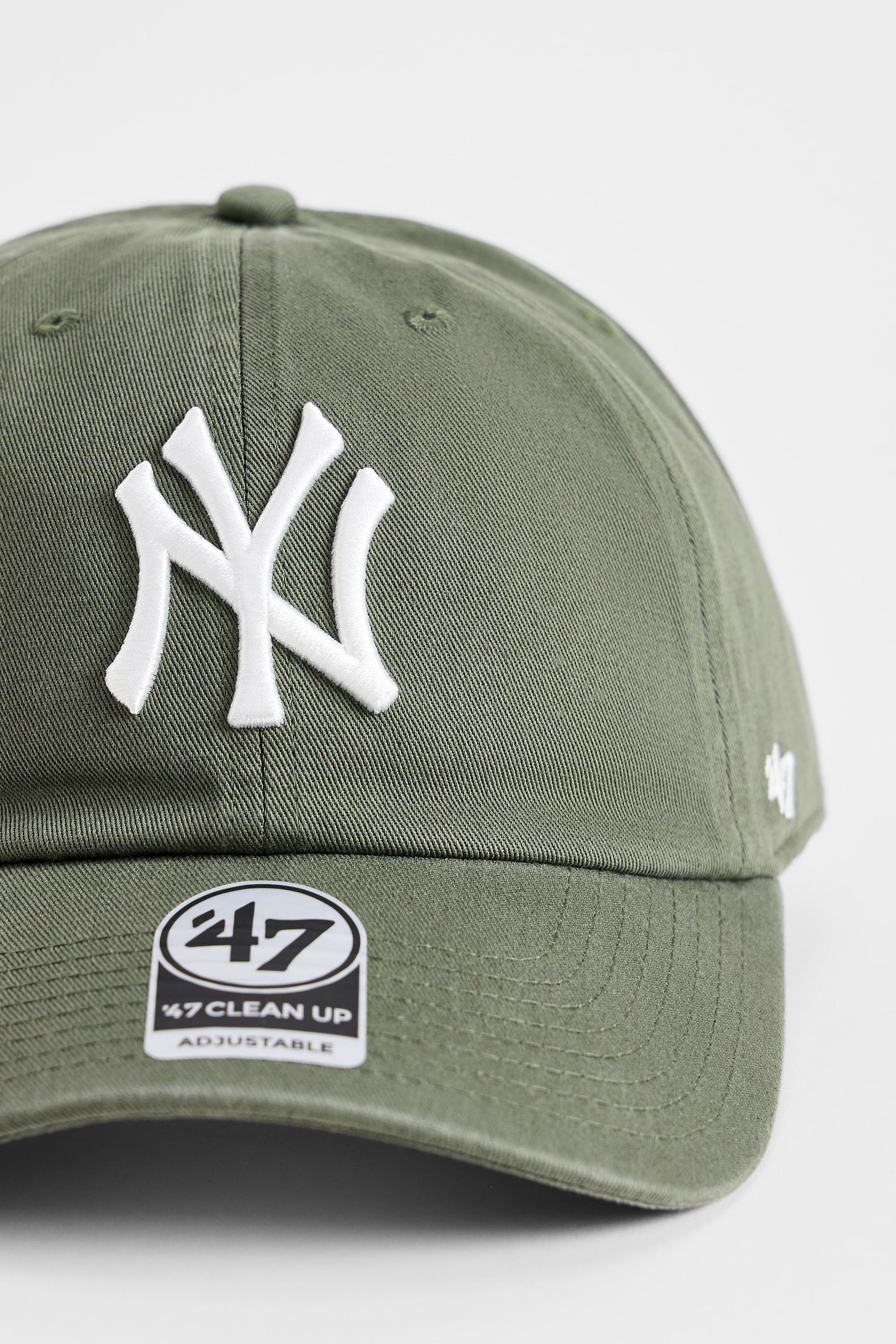 KHAKI '47 Brand NY Yankees Clean Up Cap, KHAKI, large image number 2