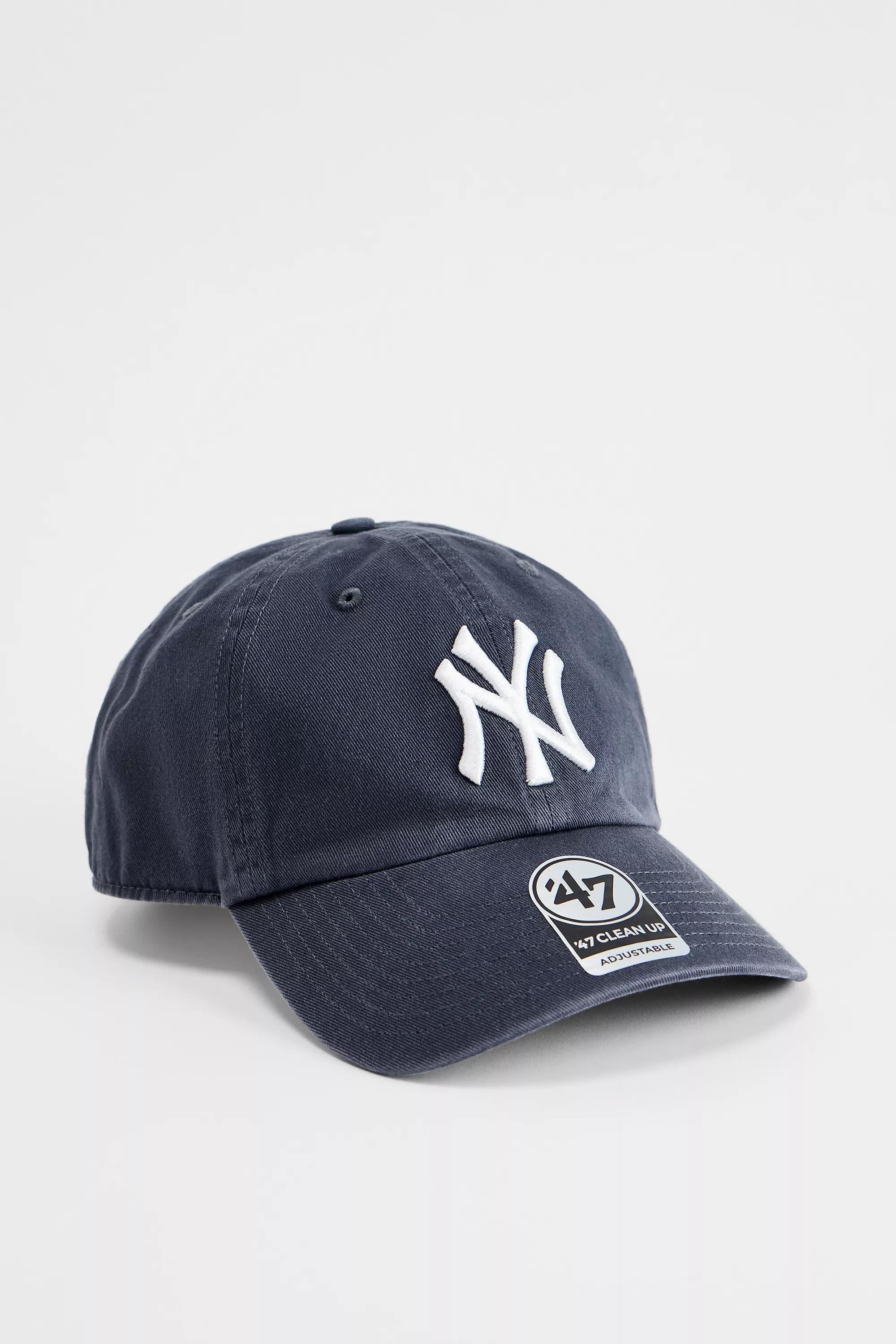 Navy 47 Brand Ny Yankees Clean Up Cap, NAVY, large image number 1