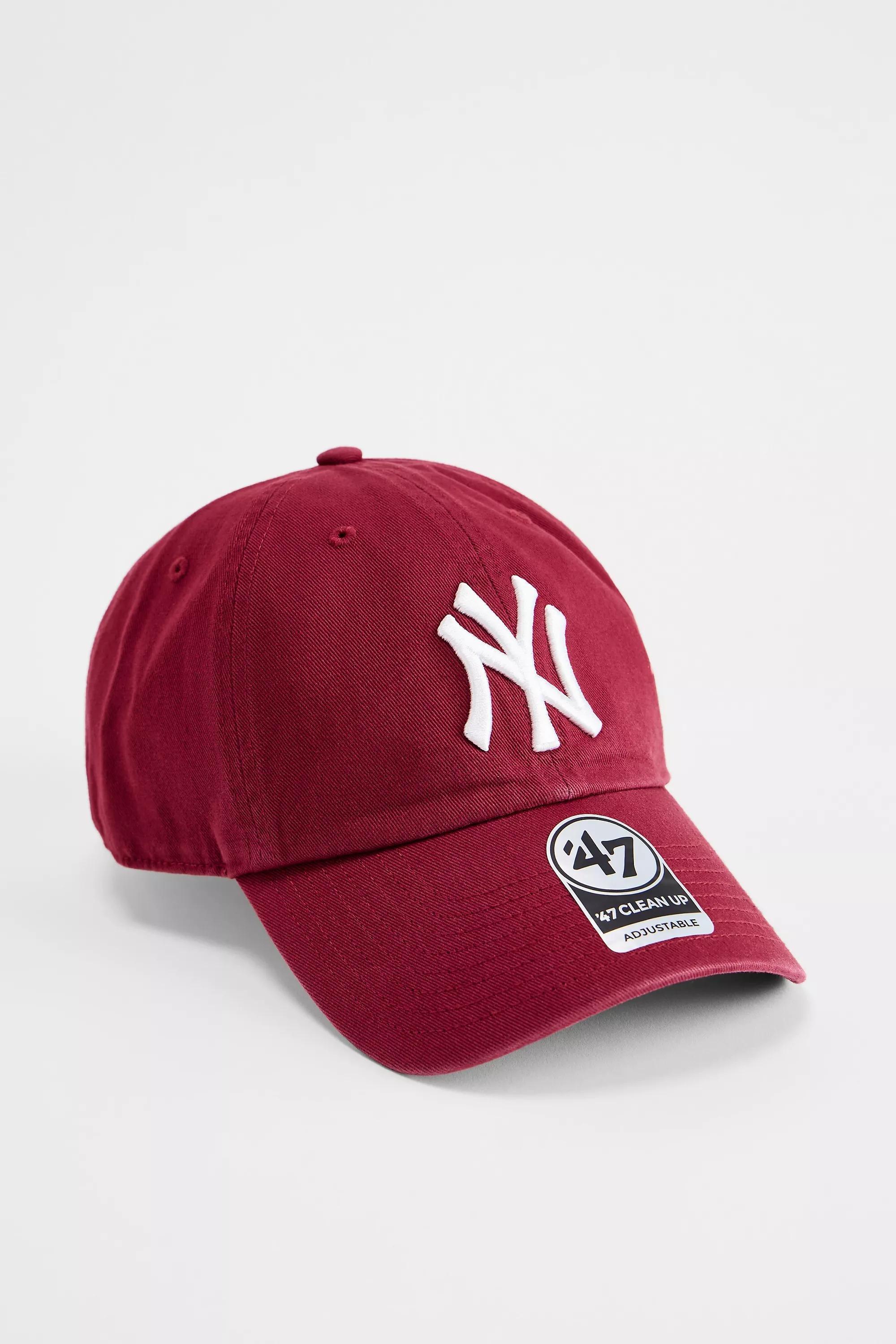 Red 47 Brand Ny Yankees Clean Up Cap, RED, large image number 1