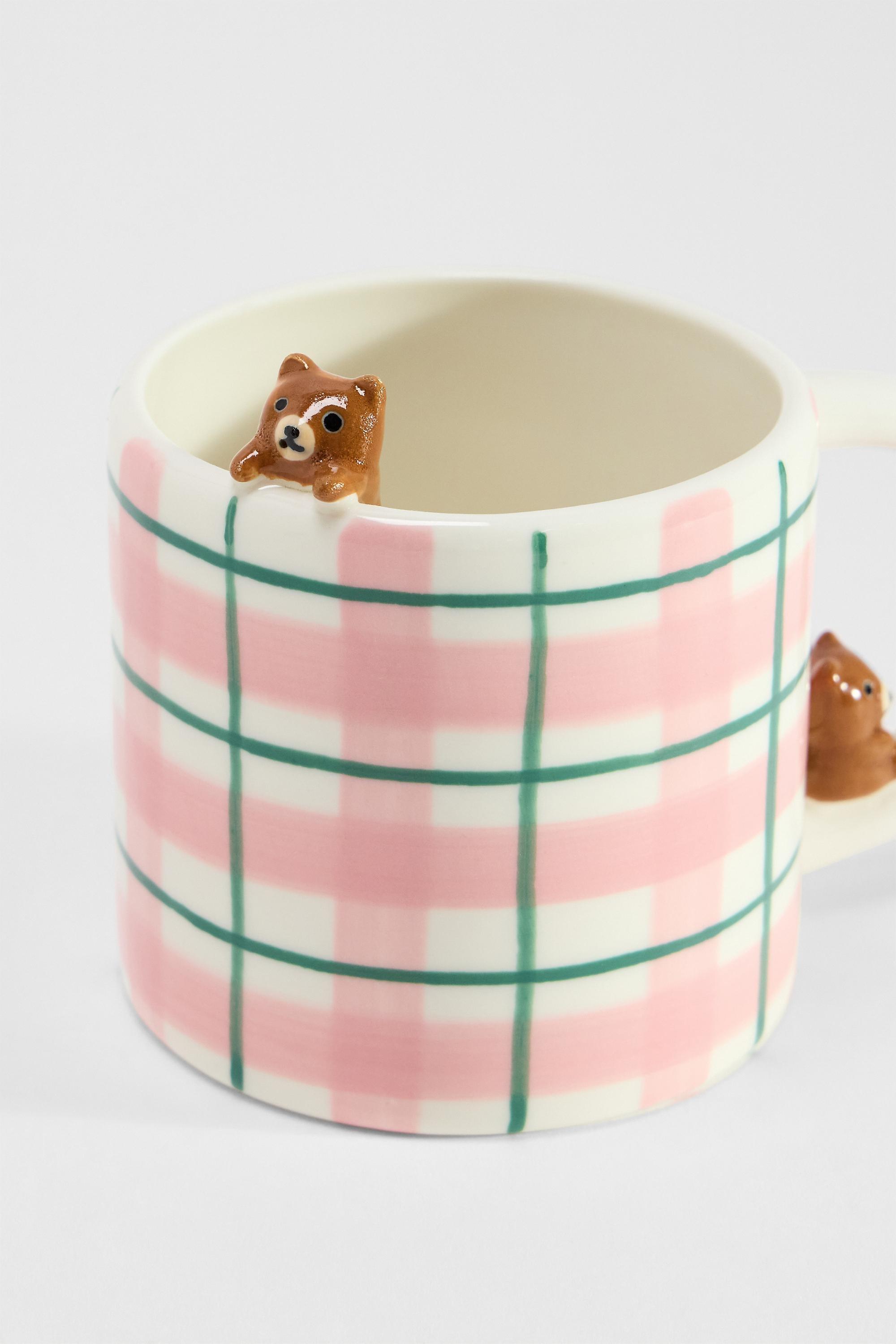 Urban Outfitters Gingham Micro Teddy Mug, Pink | Azadea UAE