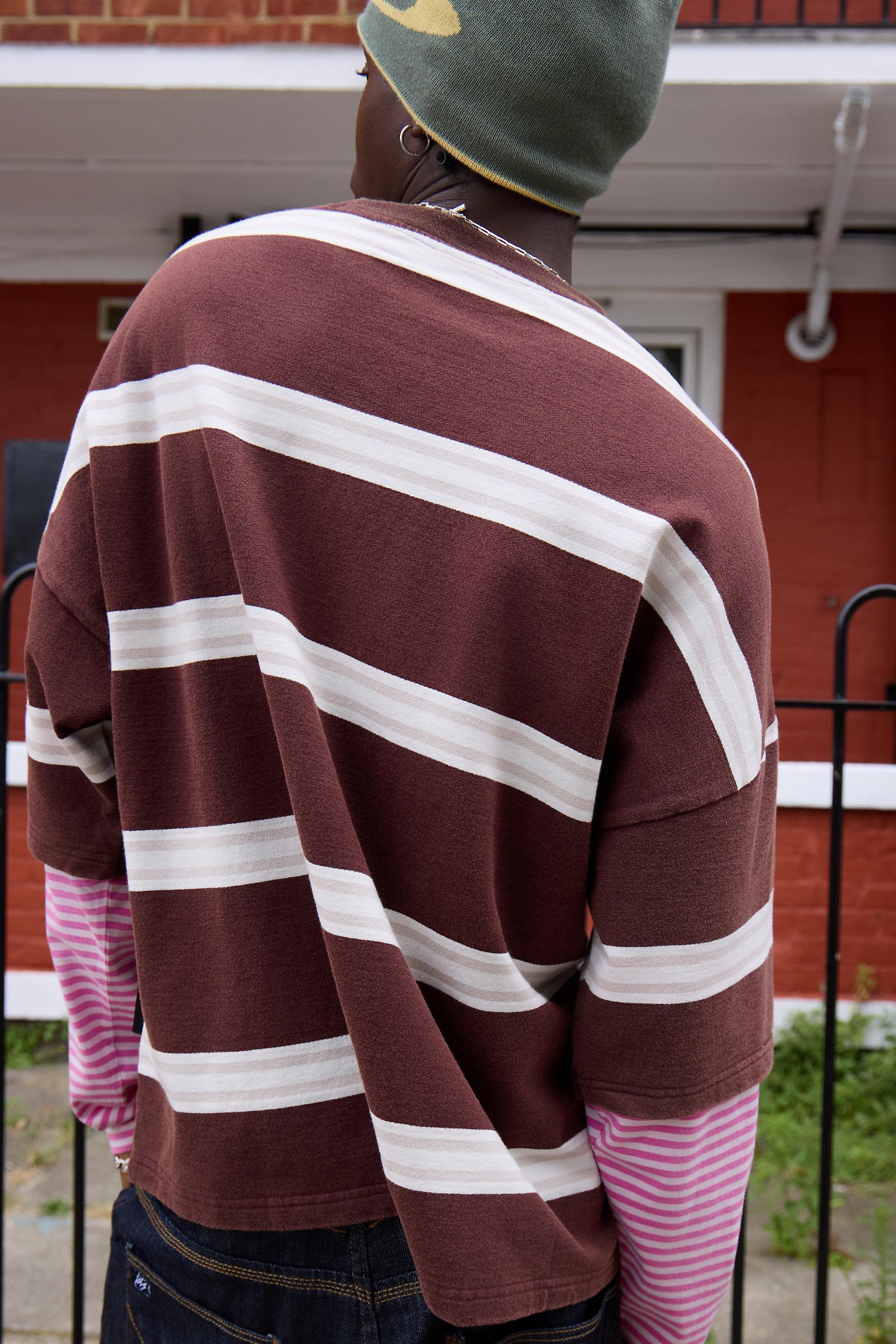 iets frans... & Double Layer T-Shirt, Brown, BRN, large image number 3
