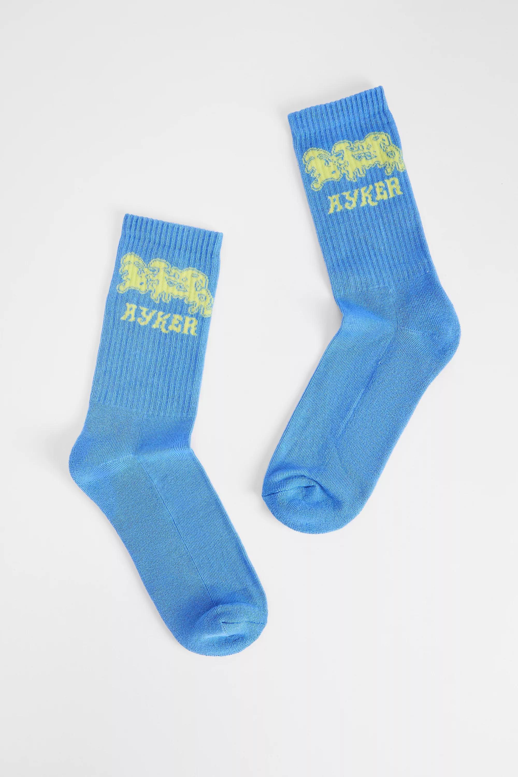 Blue Ayker Socks, BLUE, large image number 0