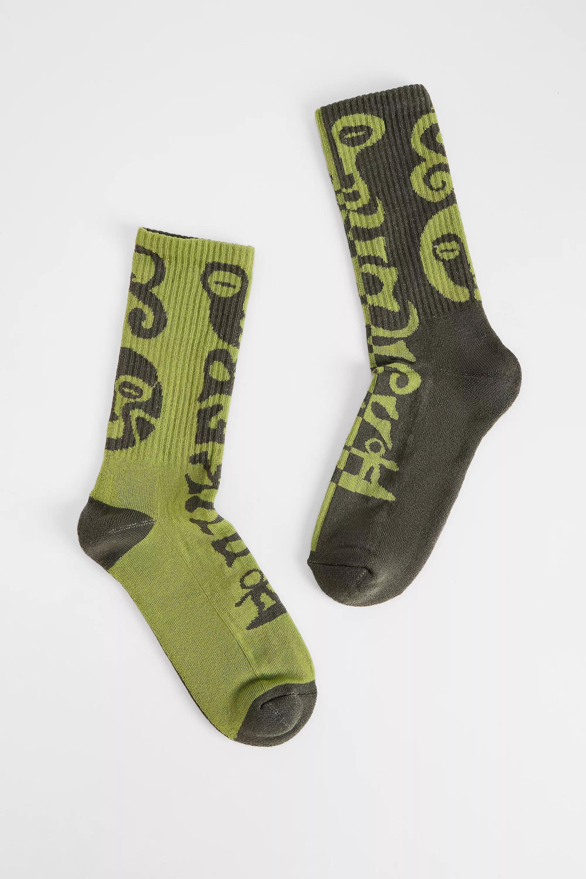 Green Ayker Pattern Socks, GRN, large image number 0