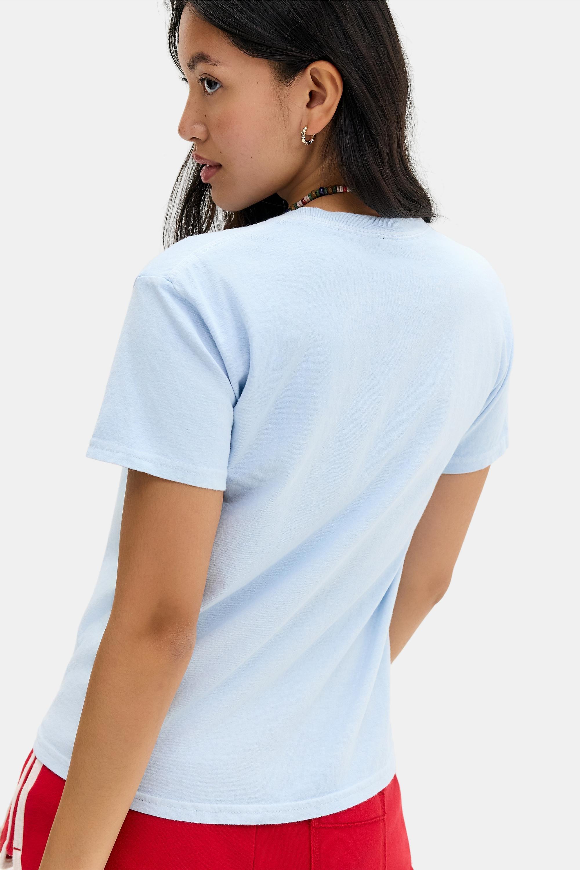LT BLUE UO Hot Girls Watch Football Relaxed Graphic Tee, LT BLUE, large image number 3