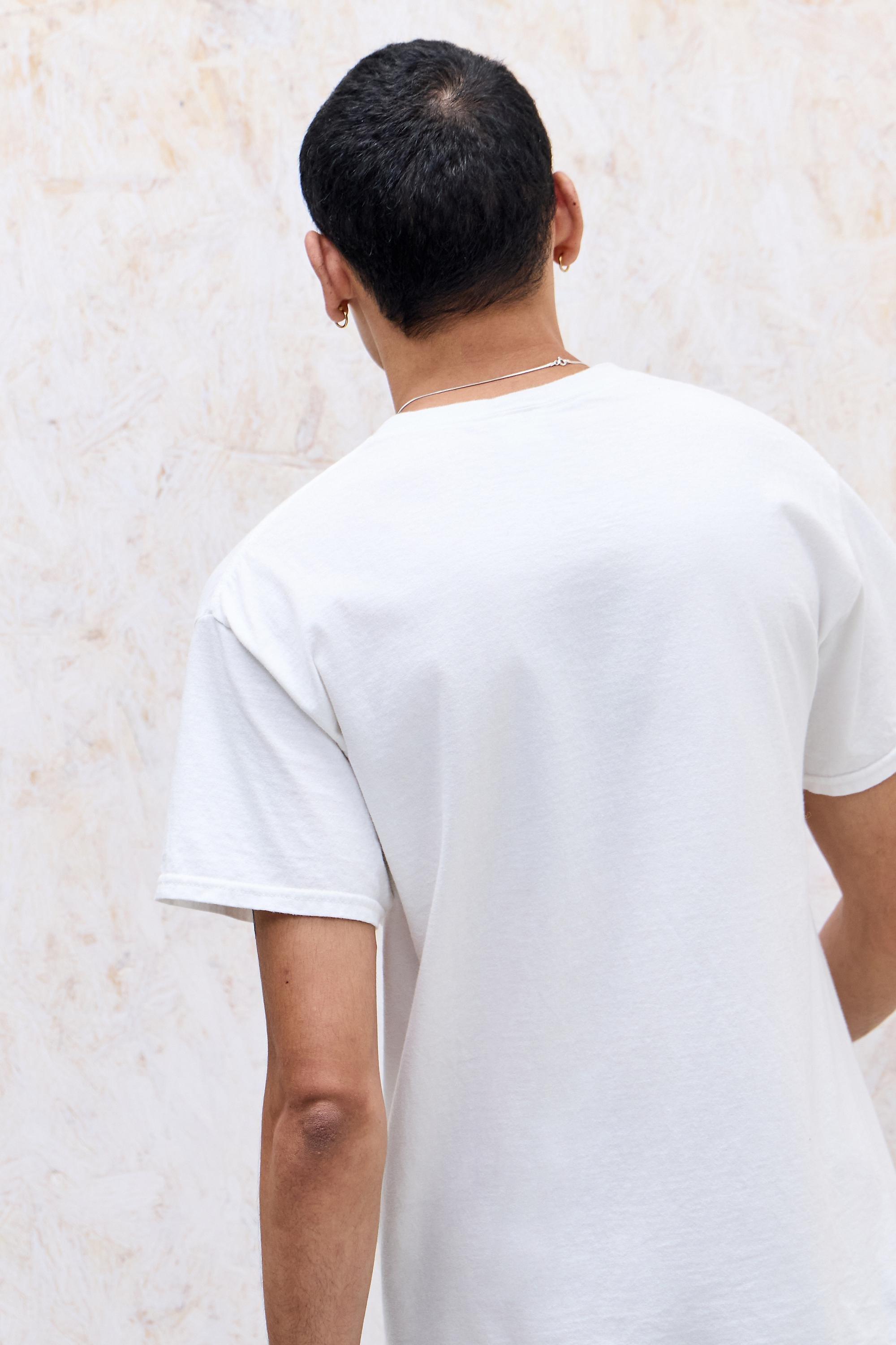UO White Horseplay Graphic Tee, WHT, large image number 3