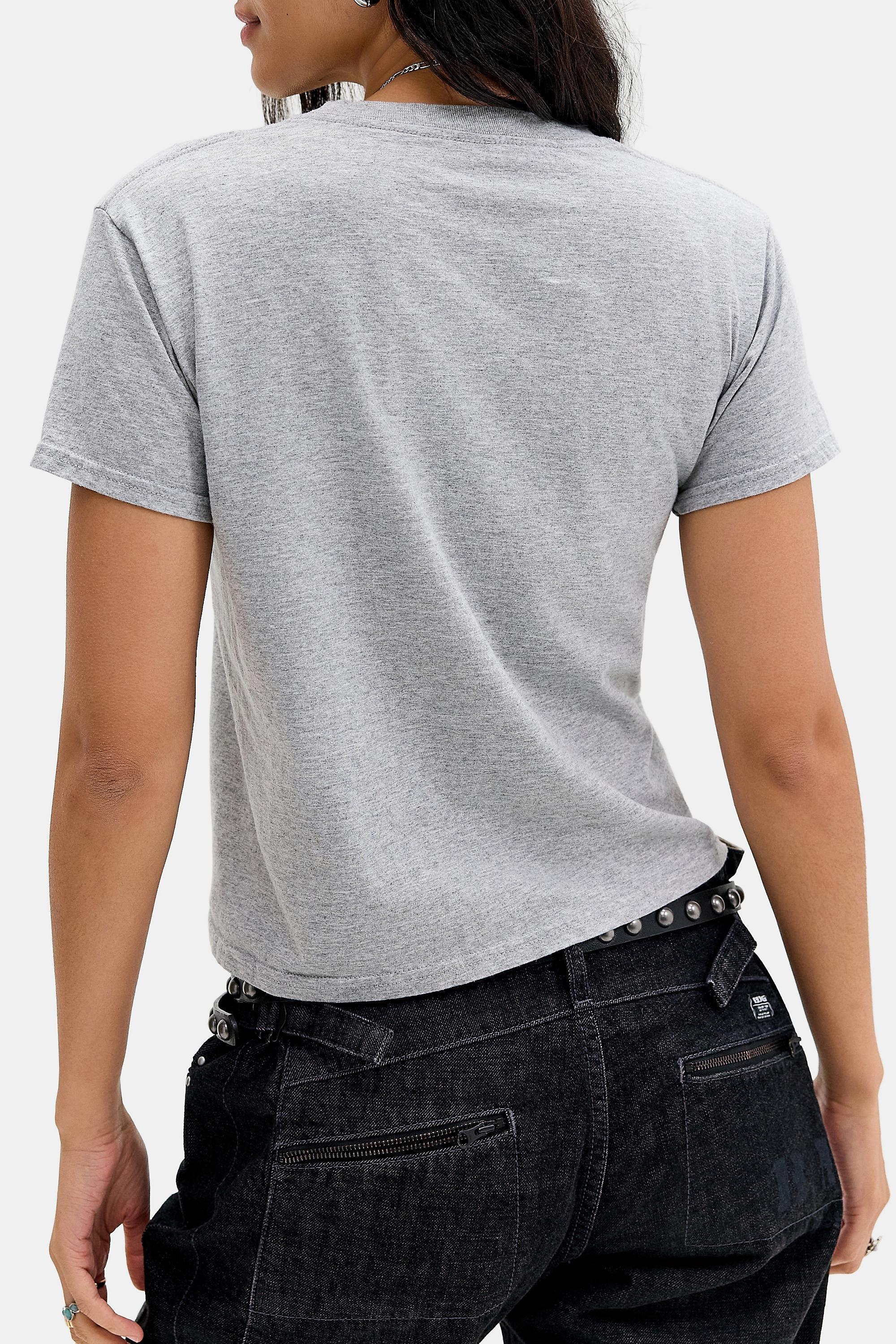 Grey UO Paul Frank Relaxed Tee, L GR, medium