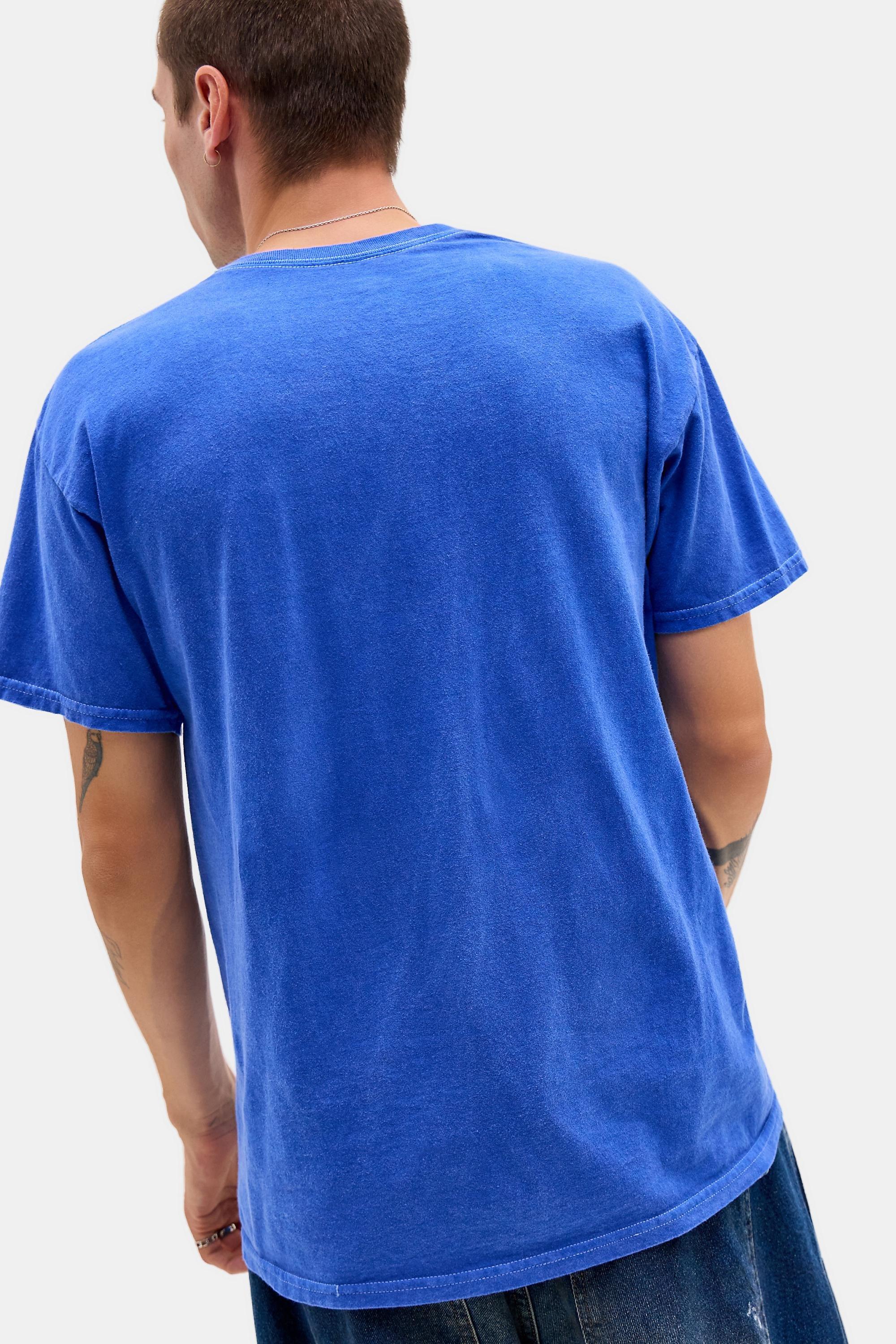 UO Superman Logo Graphic T-Shirt, Blue, BLUE, large image number 3