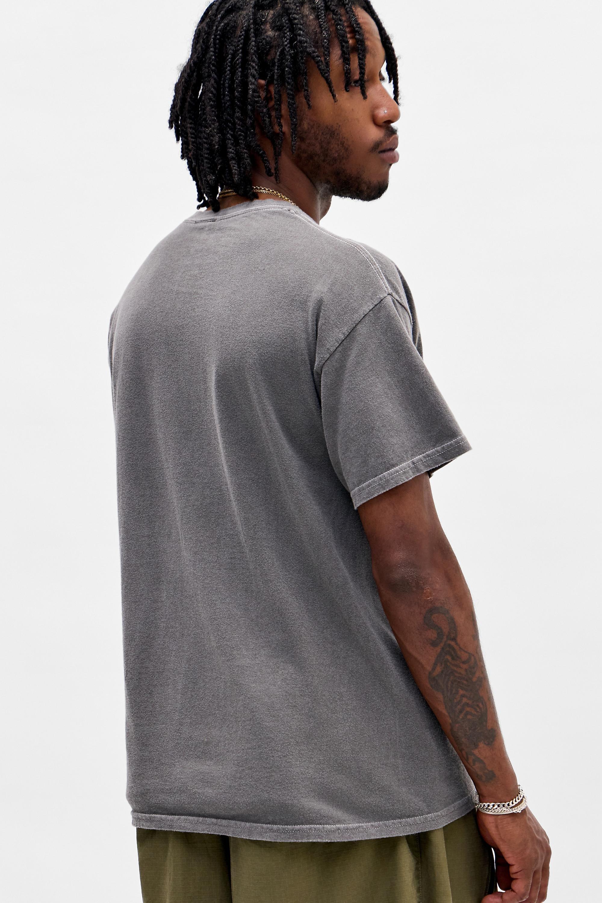 Urban Outfitters Uo Shark Chart Relaxed Graphict-Shirt, Grey | Azadea UAE