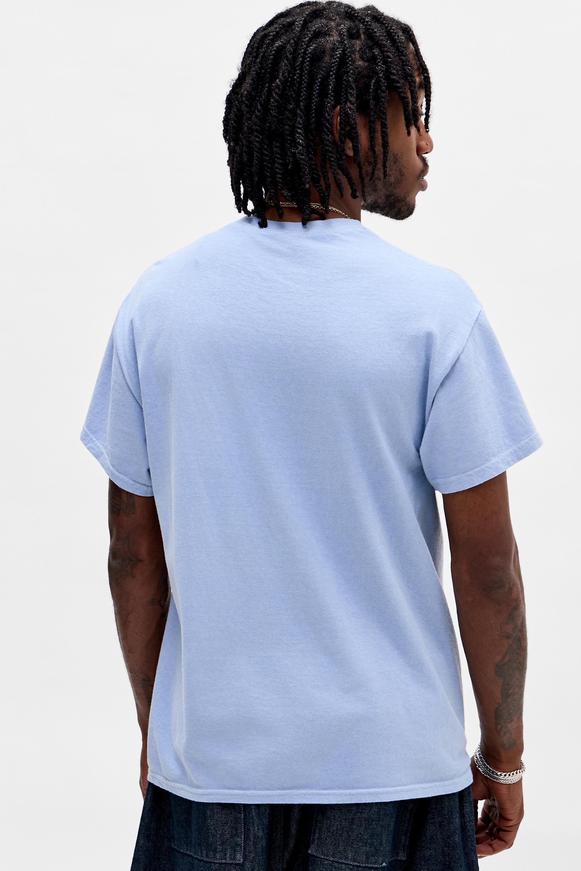 Urban Outfitters Uo Shark Chart Relaxed Graphict-Shirt, Blue | Azadea UAE