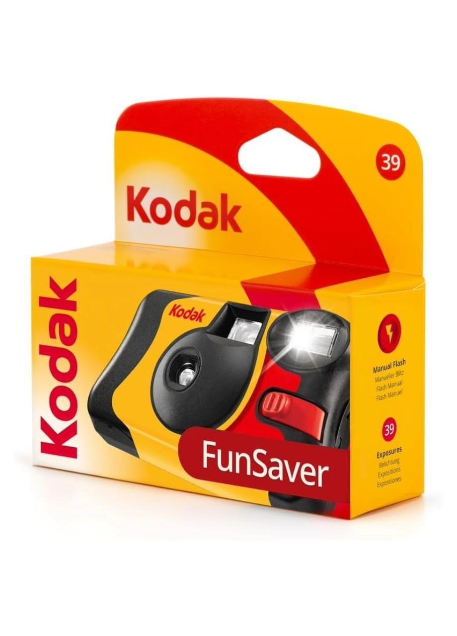 Kodak Funsaver Single Use Camera With Flash 39 Exposure, A309_000, medium