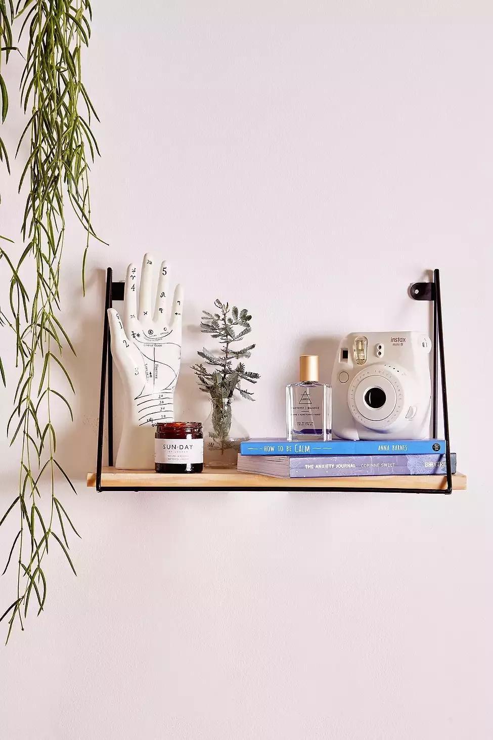 Black Single Shelf, , large image number 0