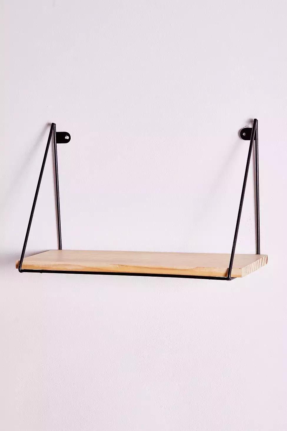 Black Single Shelf, , large image number 1