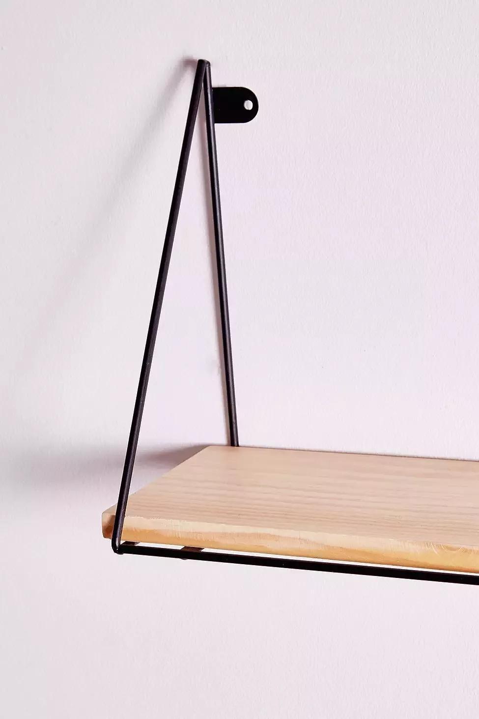 Black Single Shelf, , large image number 2