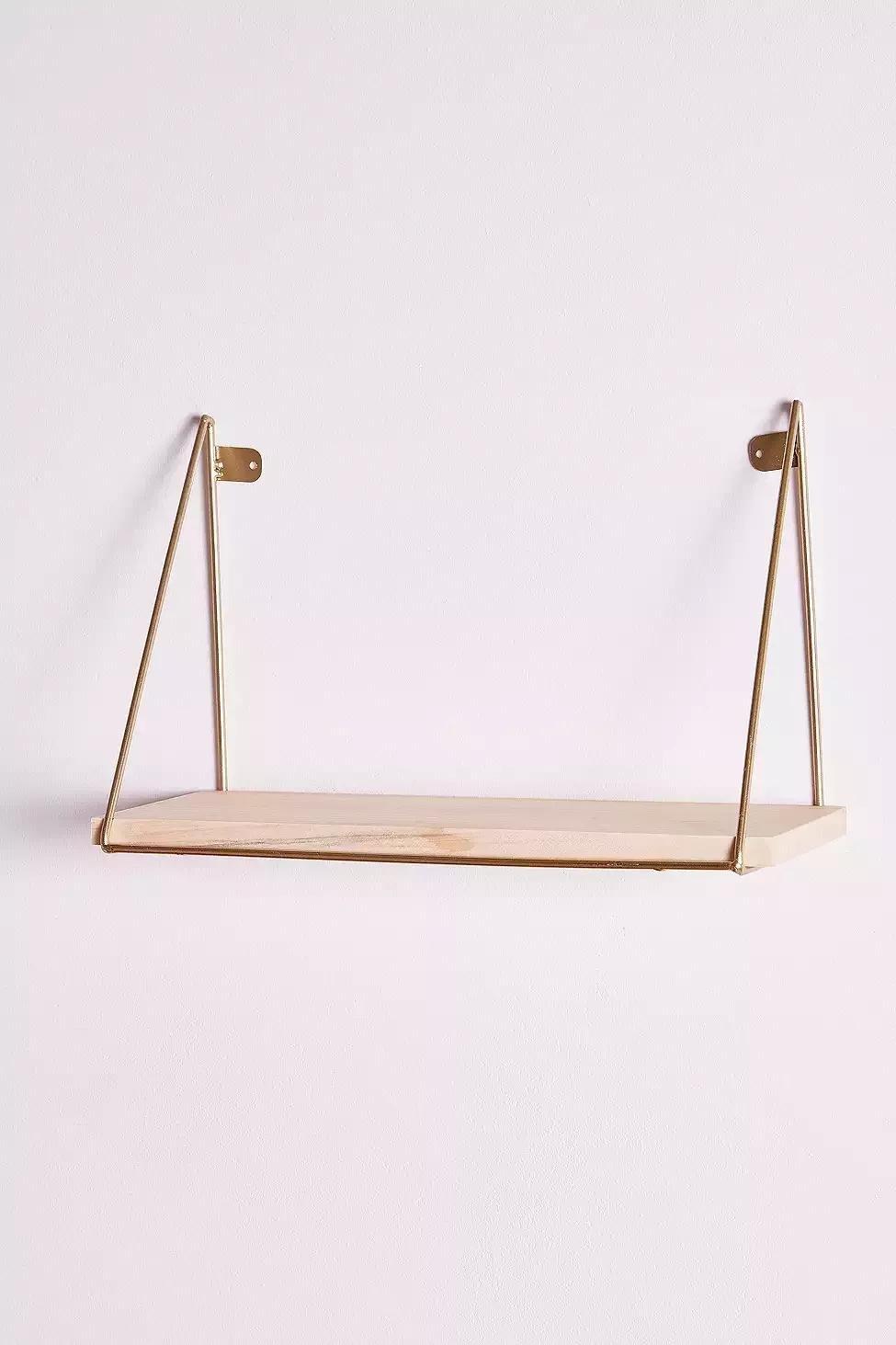 Gold Ari Single Shelf, , large image number 1