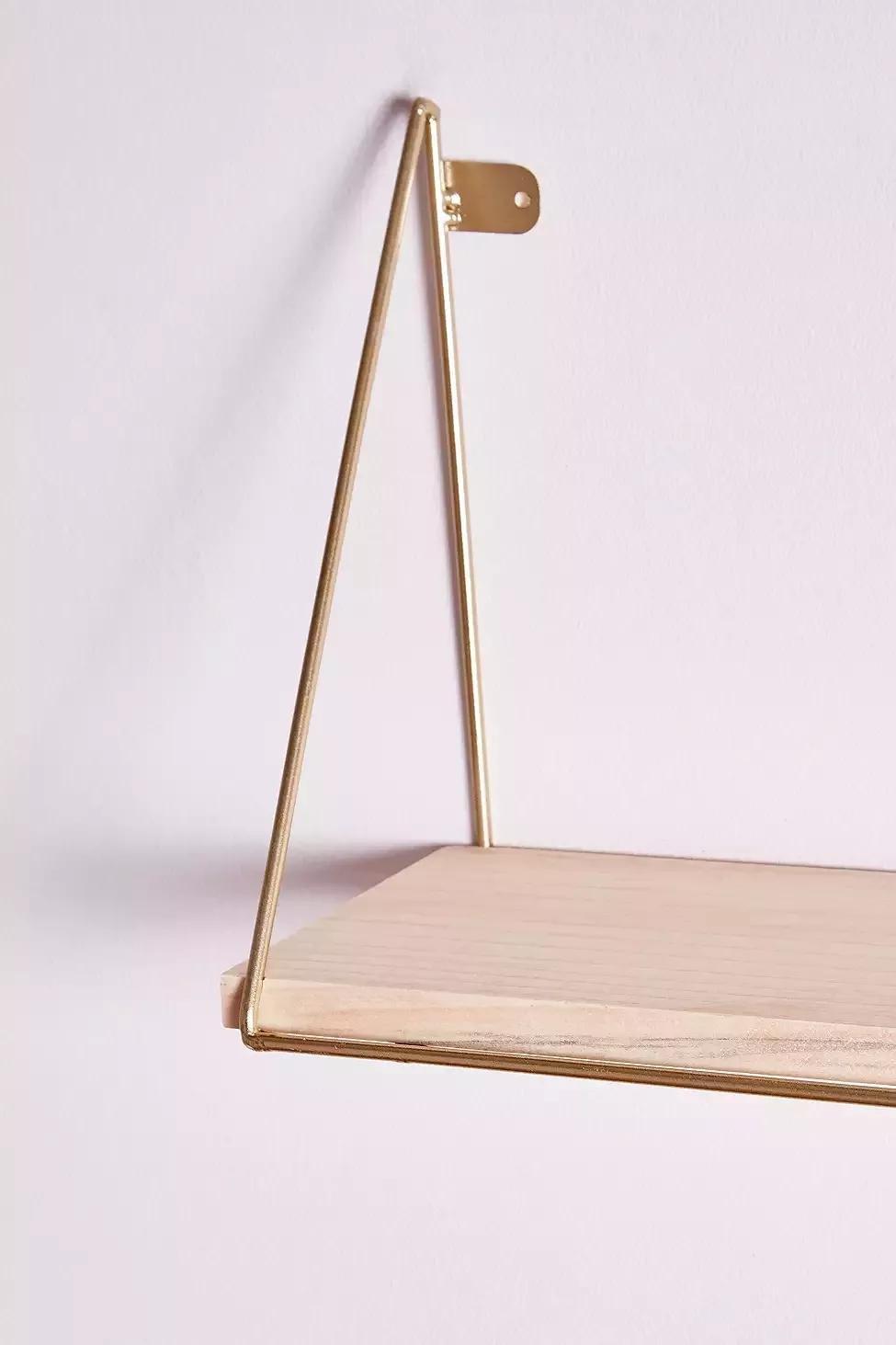 Gold Ari Single Shelf, , large image number 2