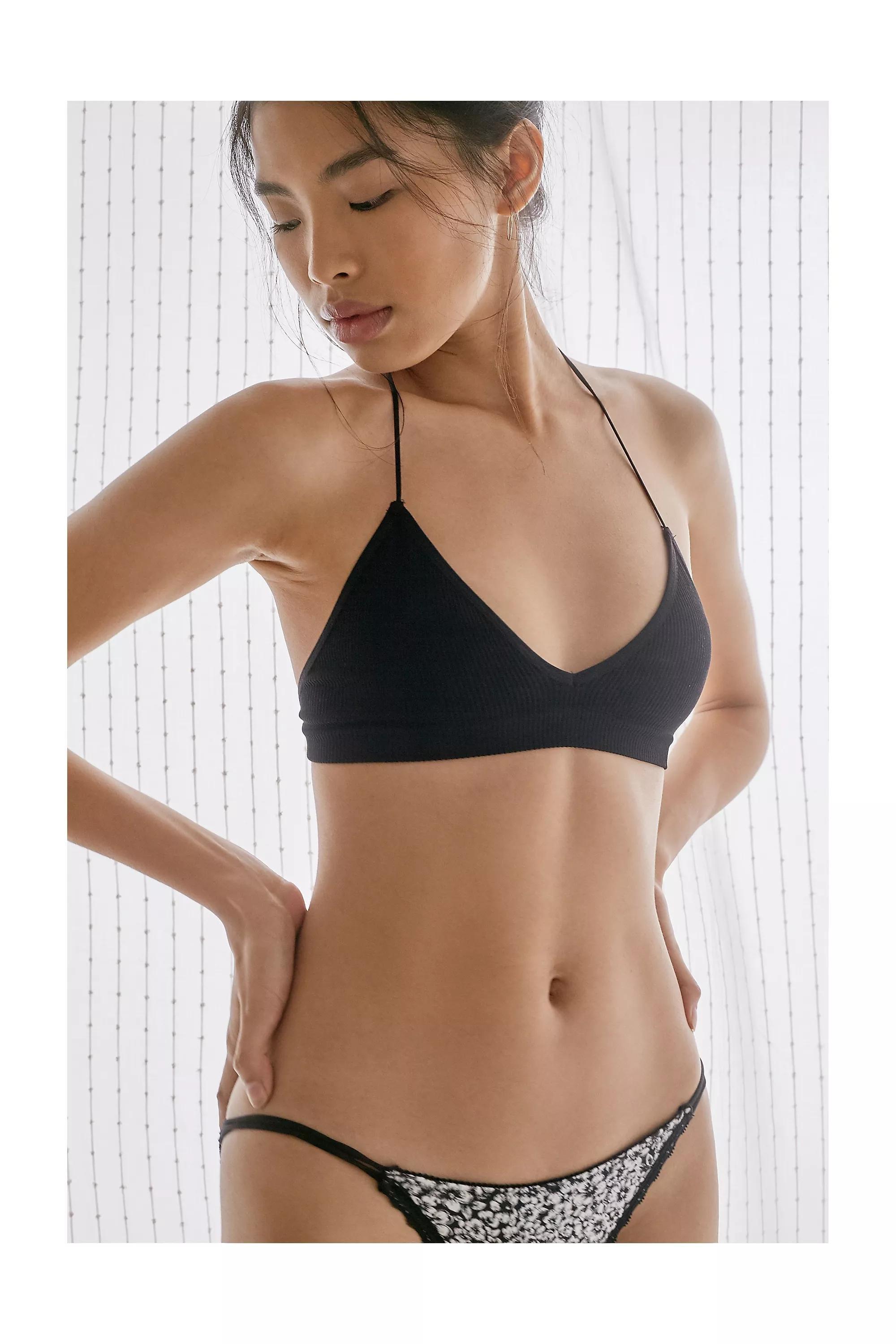 Black Out From Under - Lace Racerback Bralette, , large image number 3