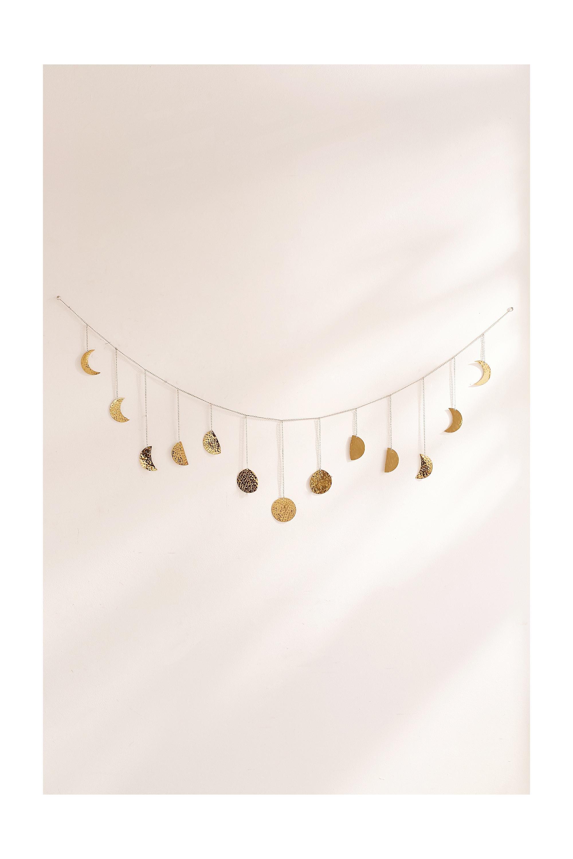 Gold Wall Decoration With Moon Motifs, GOLD, large image number 2