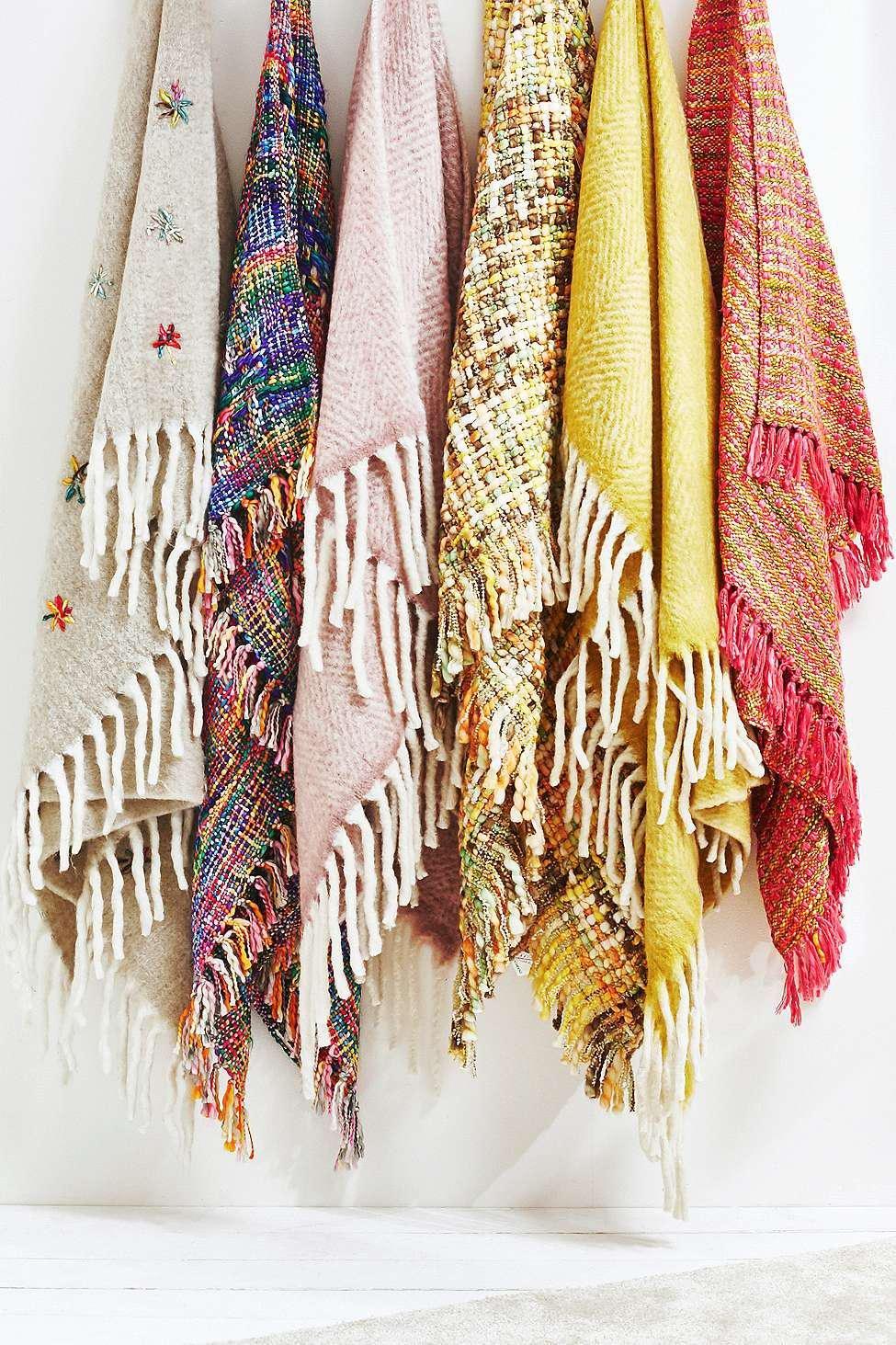 Yellow Cosy Throw Blanket, , large image number 4