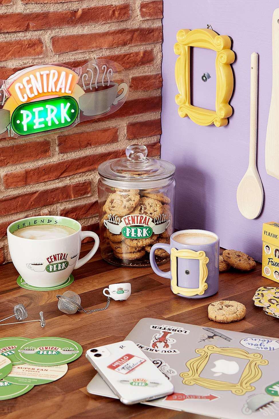 White Central Perk Latte Mug, , large image number 2