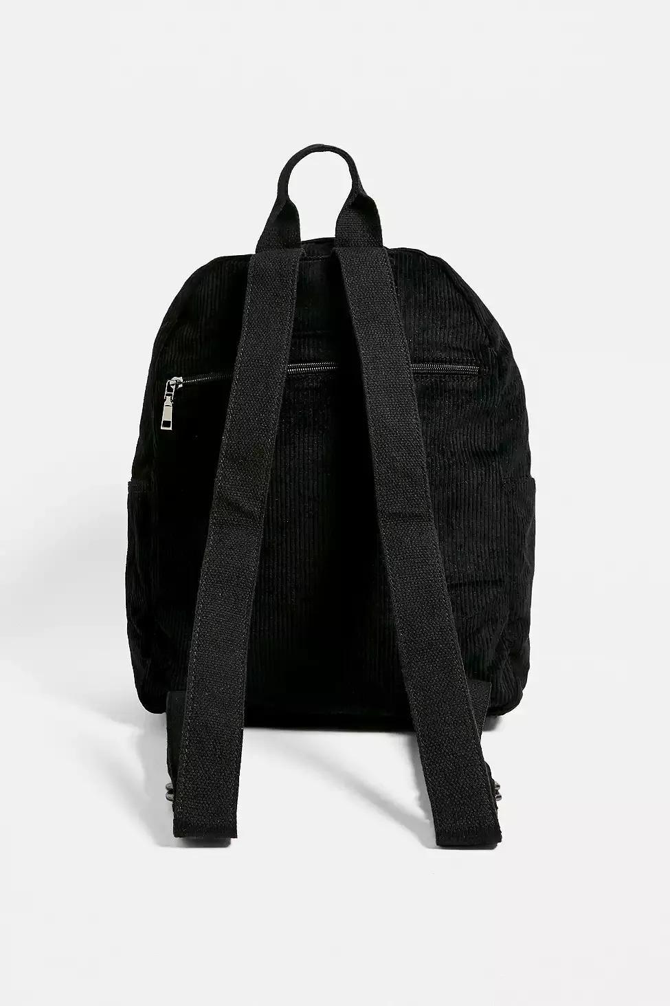 Black UO Core Corduroy Backpack, Women, , large image number 3