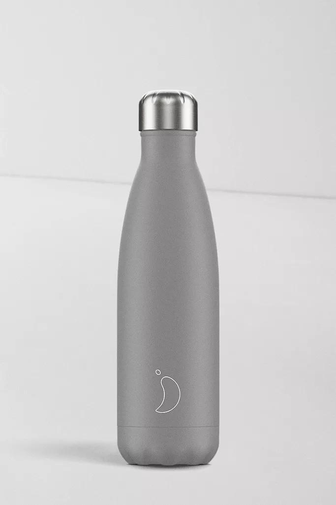 Grey Chilly's 500Ml Stainless Steel Water Bottle, , large image number 1
