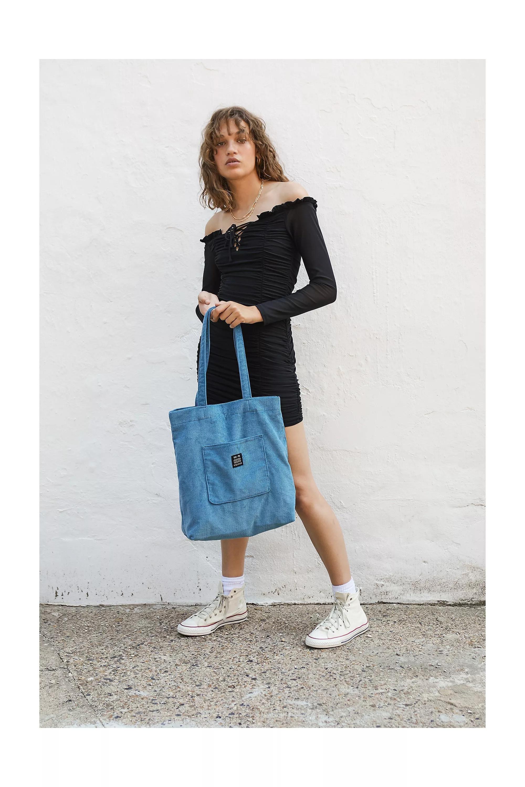 SLTE UO Corduroy Pocket Tote Bag, , large image number 0