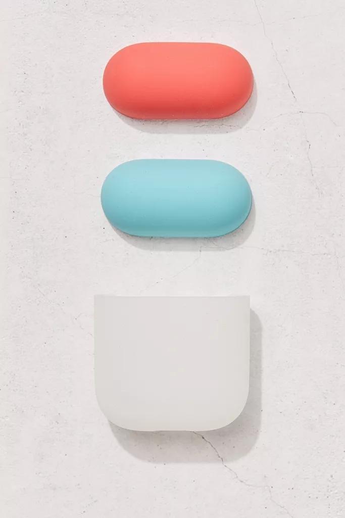 White Elago Airpods Silicone duo Case, , large image number 1