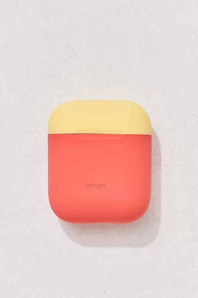 Red Elago Airpods Silicone duo Case, , large image number 2