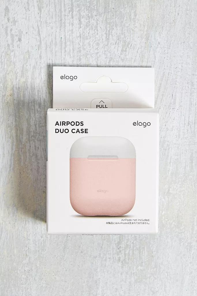 Pink Elago Airpods Silicone duo Case, , large image number 1