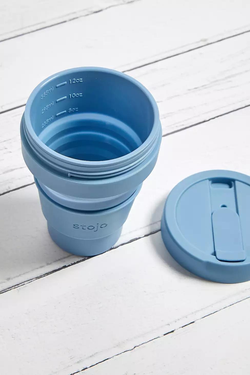 Blue Stojo Brooklyn 355ml Collapsible Travel Mug, , large image number 2