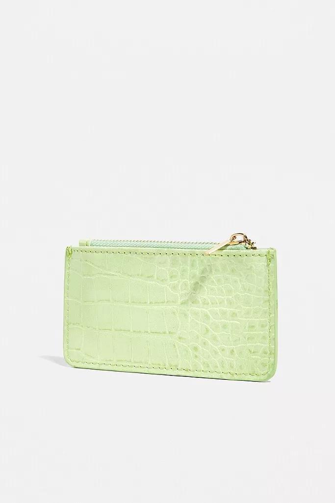 Lime UO Faux Leather Cardholder Wallet, Women, , large image number 2